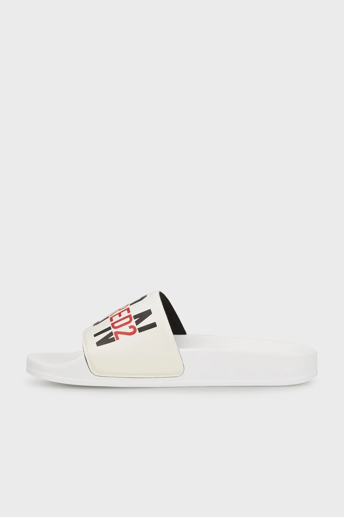 Dsquared2 Çocuk Logolu Düz Terlik DQ0331-P4137 WHITE BEYAZ - 3