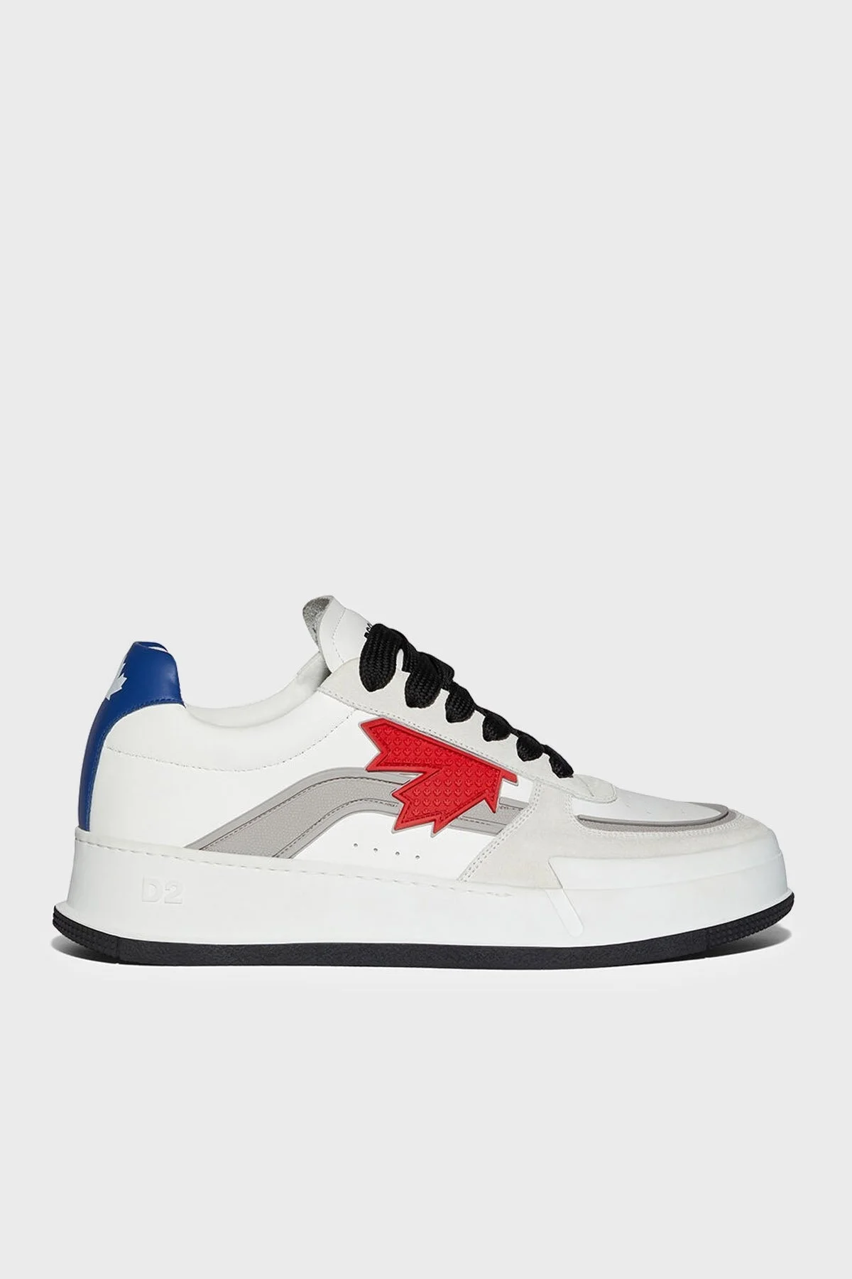 Dsquared2 Hakiki Deri Sneaker Erkek Ayakkabı SNM0246 01506236 M1476 BEYAZ - 1