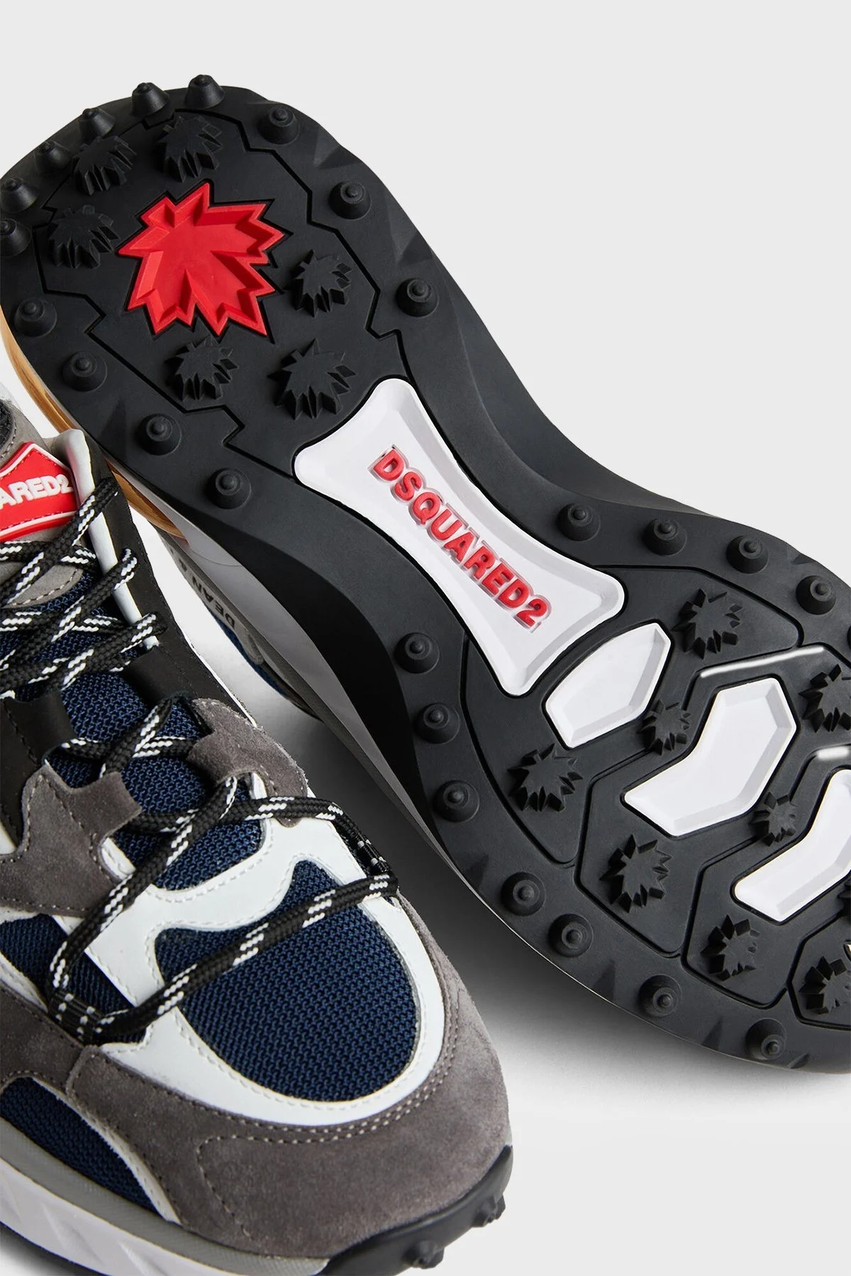 Dsquared2 Hakiki Deri Sneaker Erkek Ayakkabı SNM0307 35503298 M2077 SAKS-GRİ - 5