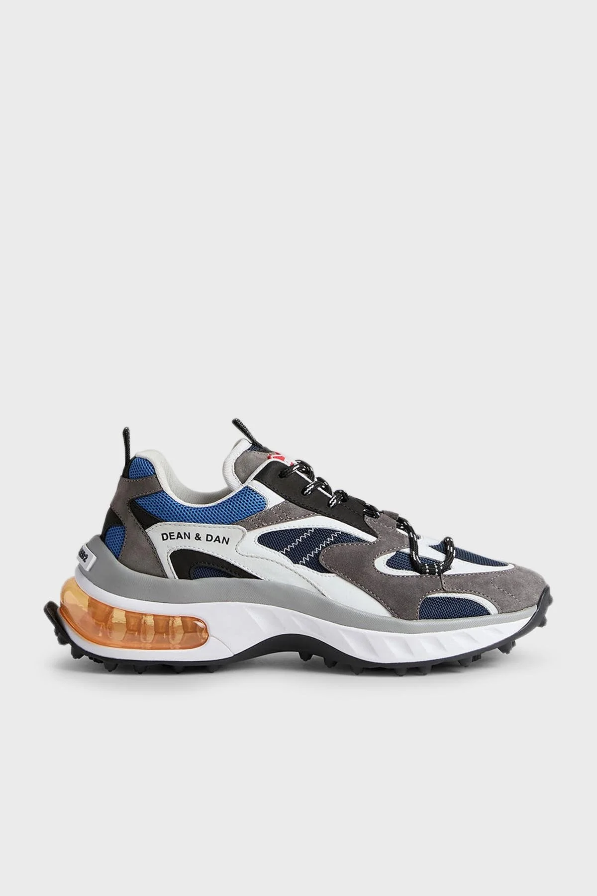 Dsquared2 Hakiki Deri Sneaker Erkek Ayakkabı SNM0307 35503298 M2077 SAKS-GRİ - 1