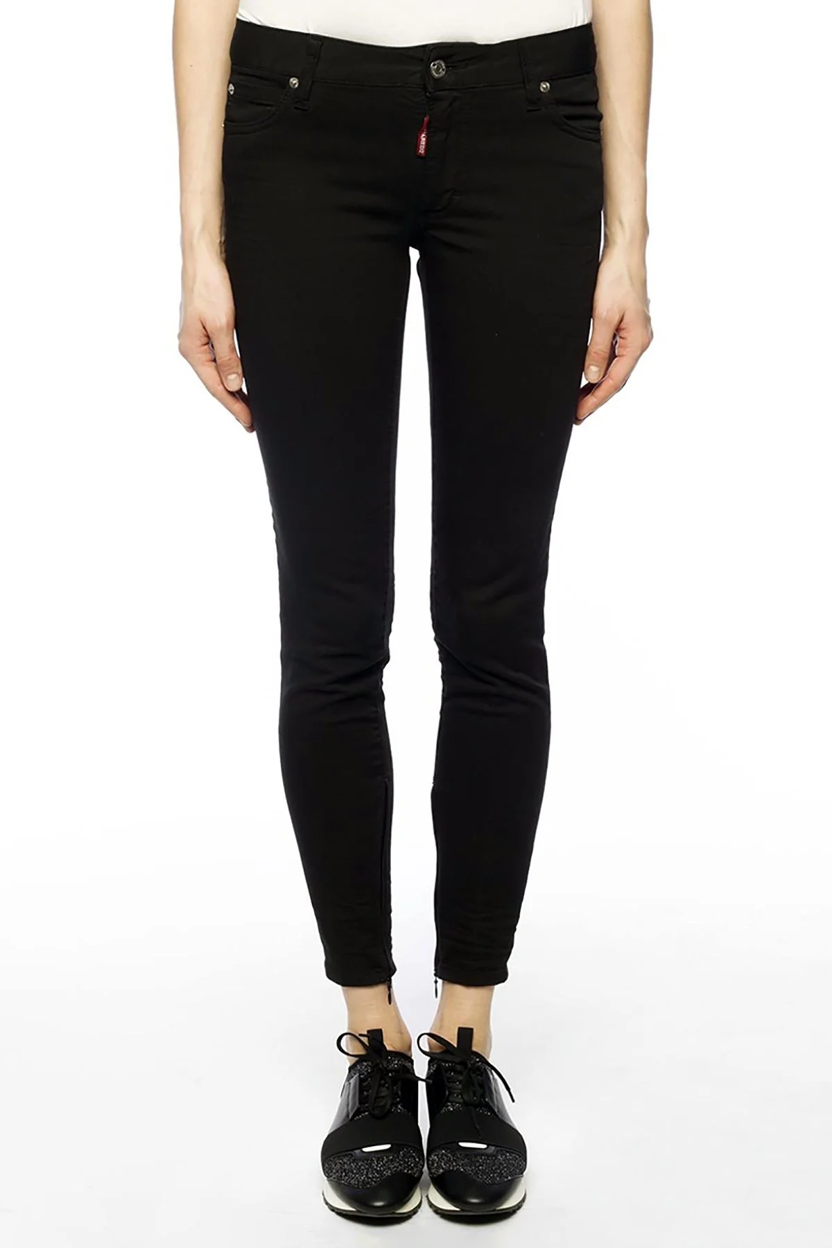 DSQUARED2 JEANS Bayan Kot Pantolon S75LB0013 S44531 SİYAH - 2