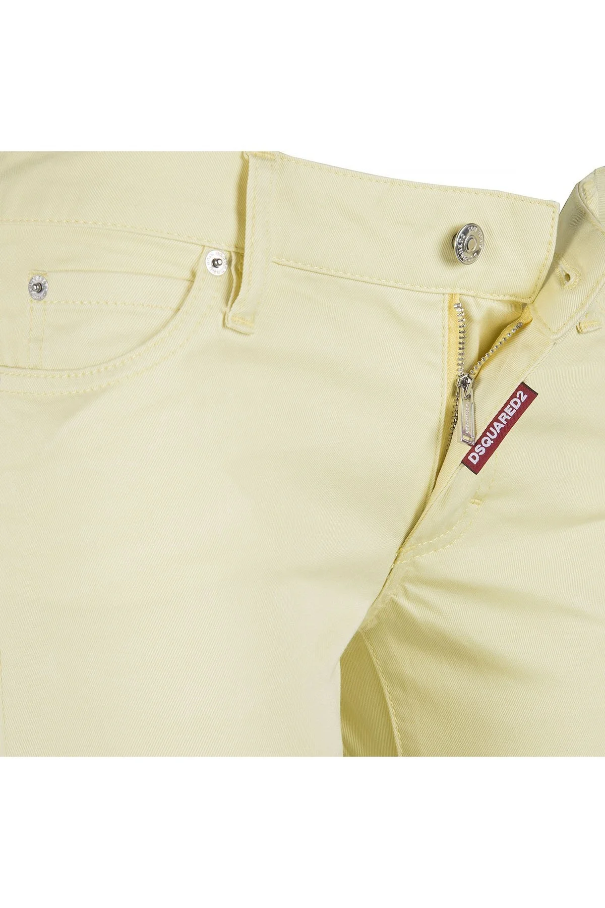 DSQUARED2 JEANS Bayan Pamuklu Pantolon S72LB0090 S39021 170 SARI - 3