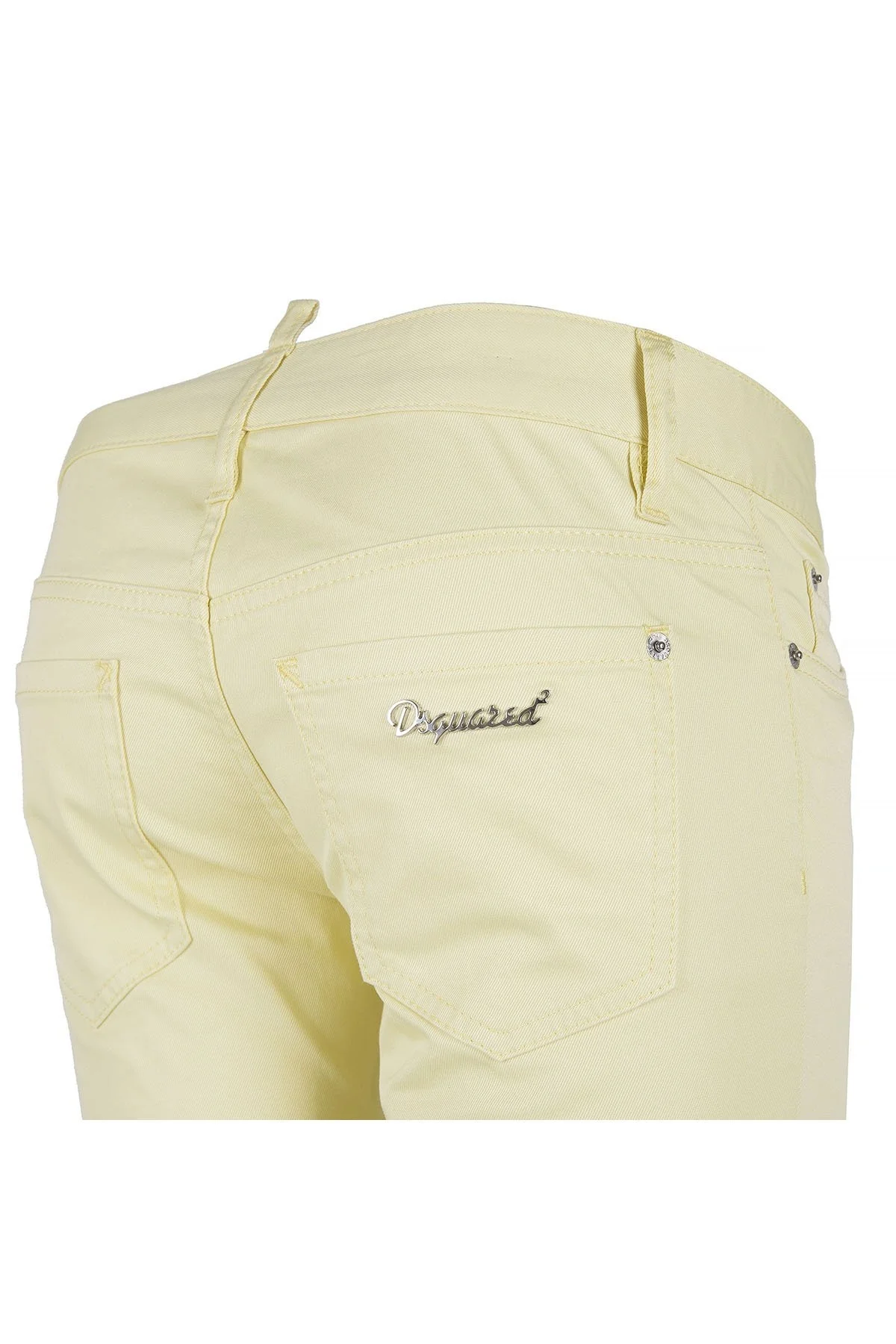 DSQUARED2 JEANS Bayan Pamuklu Pantolon S72LB0090 S39021 170 SARI - 4