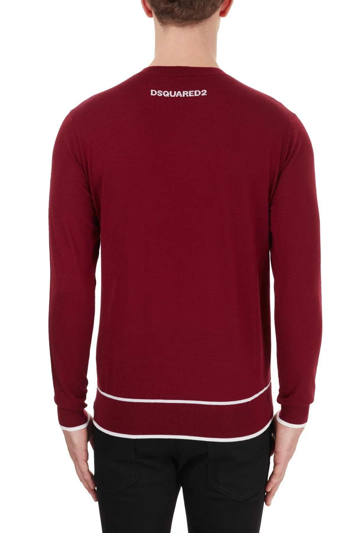 Dsquared2 Erkek Kazak S74HA1102 S17404 961 BORDO - 2