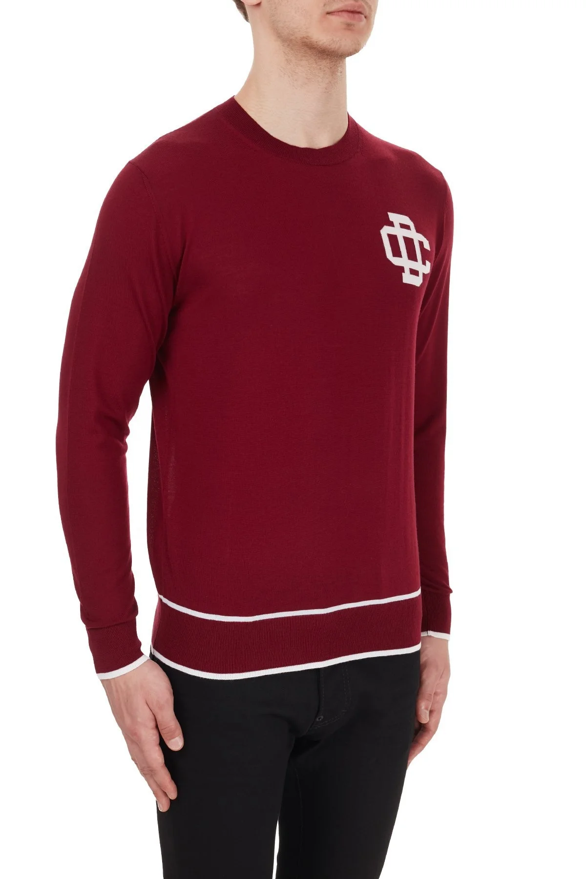 Dsquared2 Erkek Kazak S74HA1102 S17404 961 BORDO - 4