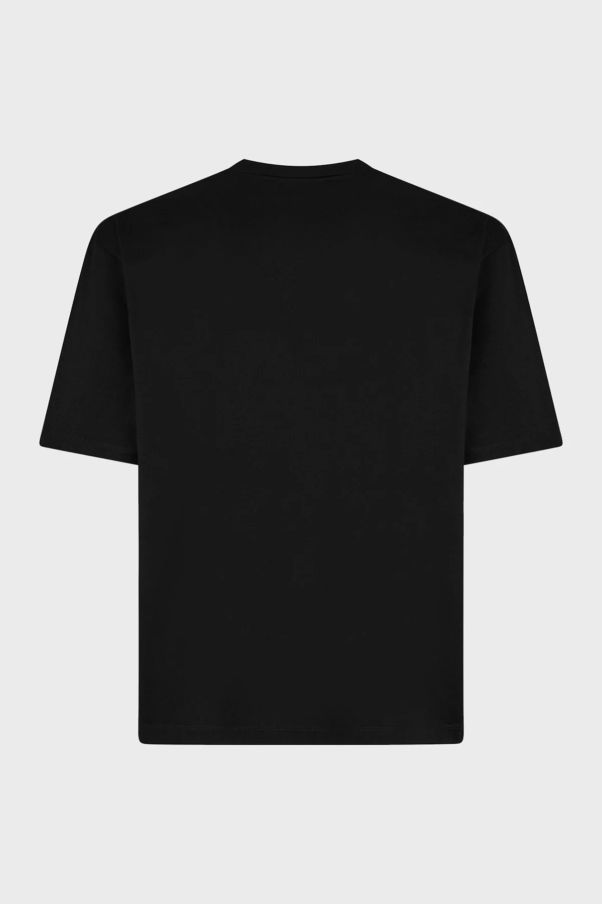 Dsquared2 Logolu % 100 Pamuk Bisiklet Yaka Erkek T Shirt S79GC0081 S230099 71X SİYAH - 10