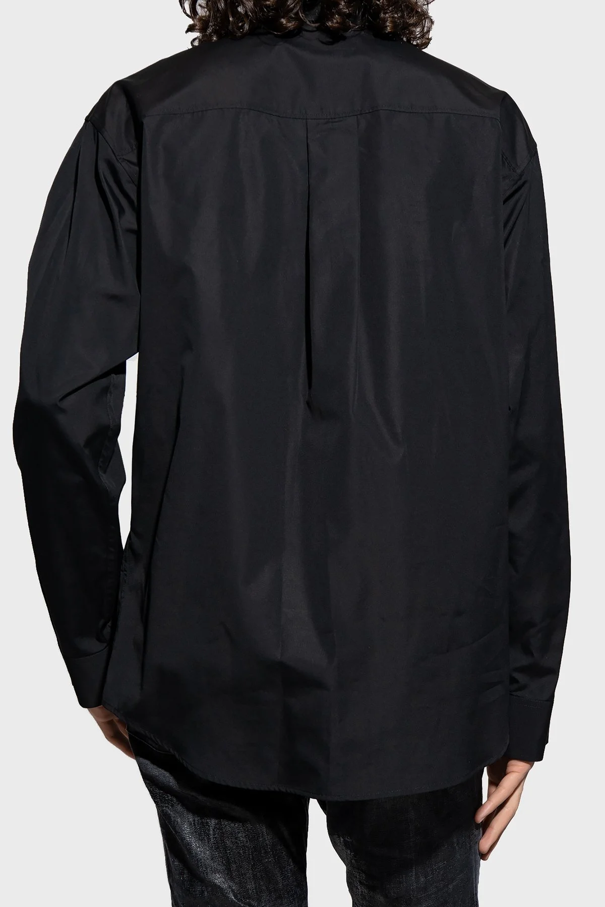 Dsquared2 Logolu % 100 Pamuklu Regular Fit Erkek Gömlek S74DM0660 S36275 900 SİYAH - 8