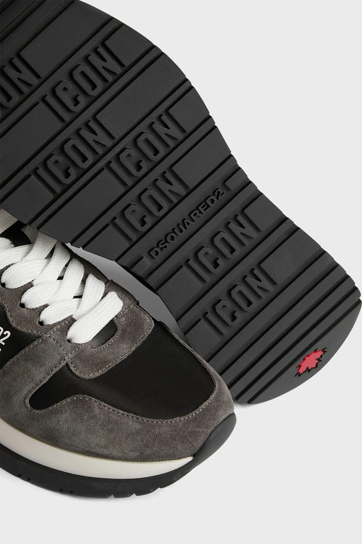 Dsquared2 Logolu Hakiki Deri Karışımlı Sneaker Erkek Ayakkabı SNM034001 607276 M063 SİYAH - 5