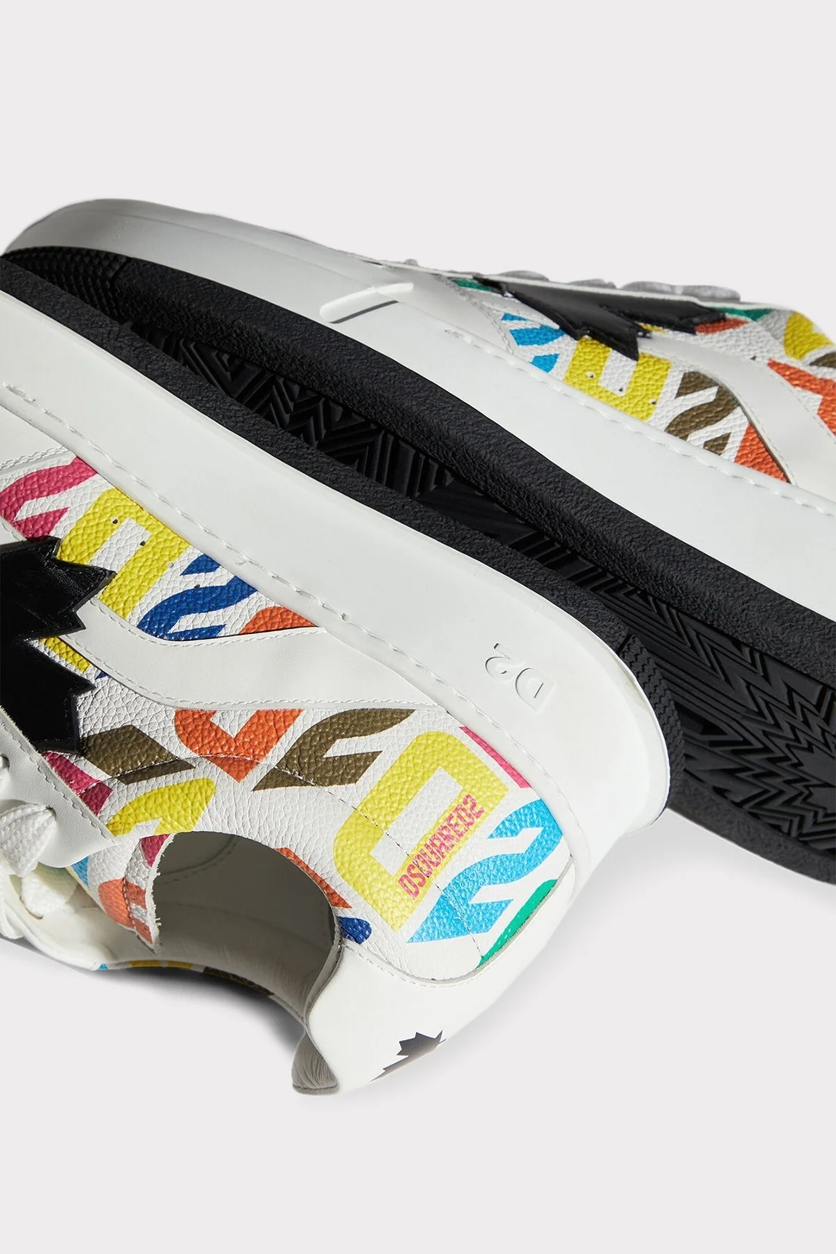 Dsquared2 Logolu Hakiki Deri Sneaker Erkek Ayakkabı SNM024801 506237 M2700 BEYAZ - 3