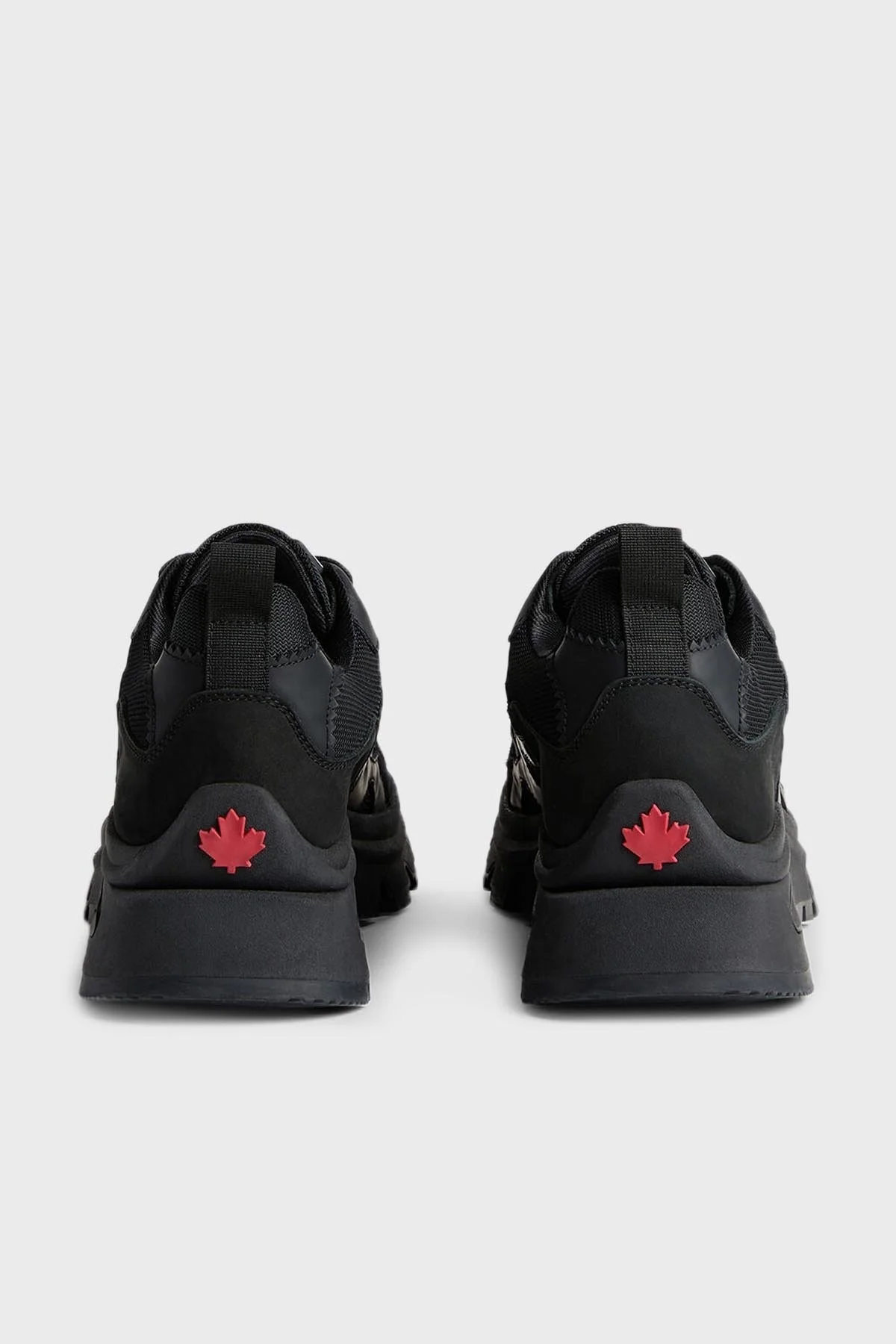 Dsquared2 Logolu Hakiki Deri Sneaker Erkek Ayakkabı SNM028008 106244 M436 SİYAH - 2