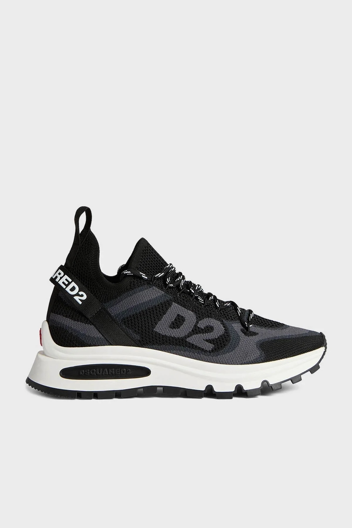 Dsquared2 Logolu Kalın Tabanlı Sneaker Erkek Ayakkabı SNM033659 207273 2124 SİYAH - 6