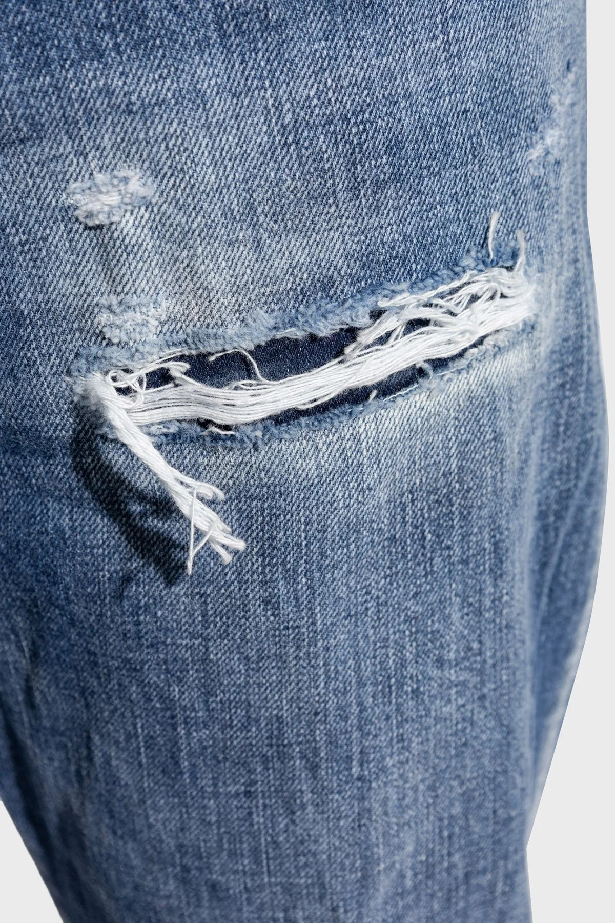 Dsquared2 Logolu Pamuklu Skinny Fit Jeans Erkek Kot Pantolon S74LB1436 S30309 470 LACİVERT - 4