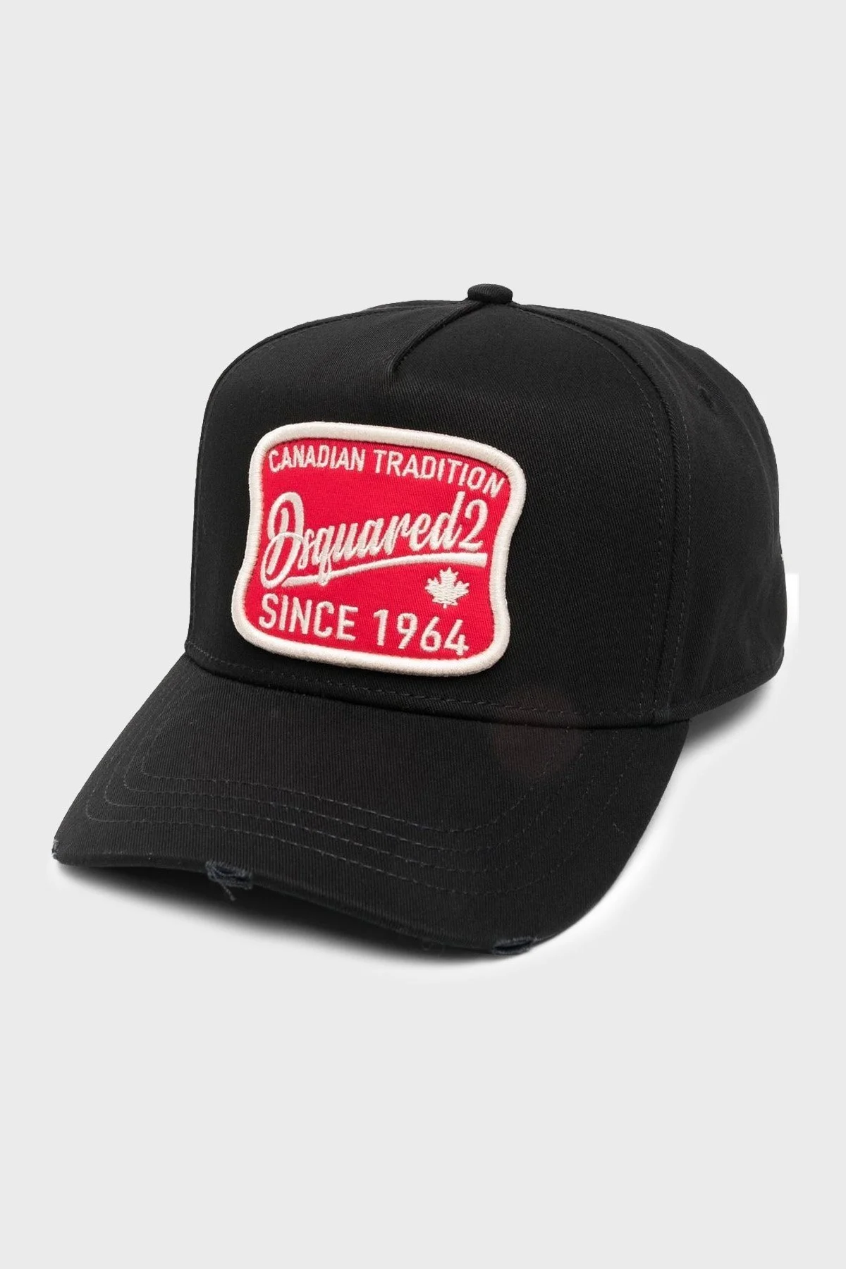 Dsquared2 Logolu Pamuklu Vintage Efektli Erkek Şapka BCM0686 05C00001 2124 SİYAH - 1