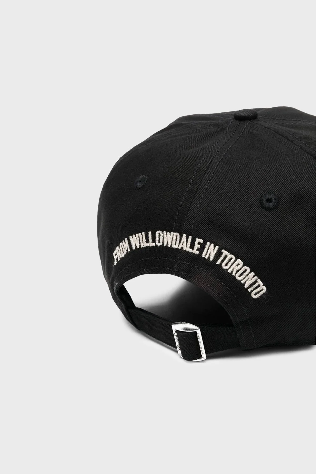 Dsquared2 Logolu Pamuklu Vintage Efektli Erkek Şapka BCM0686 05C00001 2124 SİYAH - 2