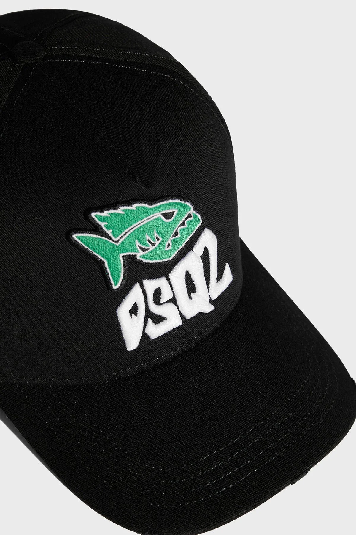 Dsquared2 Logolu Pamuklu Vintage Efektli Erkek Şapka BCM0688 05C00001 2124 SİYAH - 4
