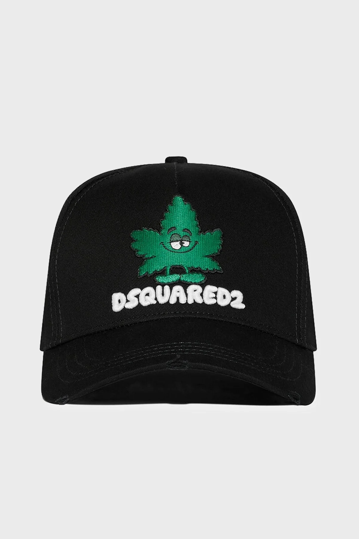 Dsquared2 Logolu Pamuklu Vintage Efektli Erkek Şapka BCM0695 05C00001 2124 SİYAH - 1