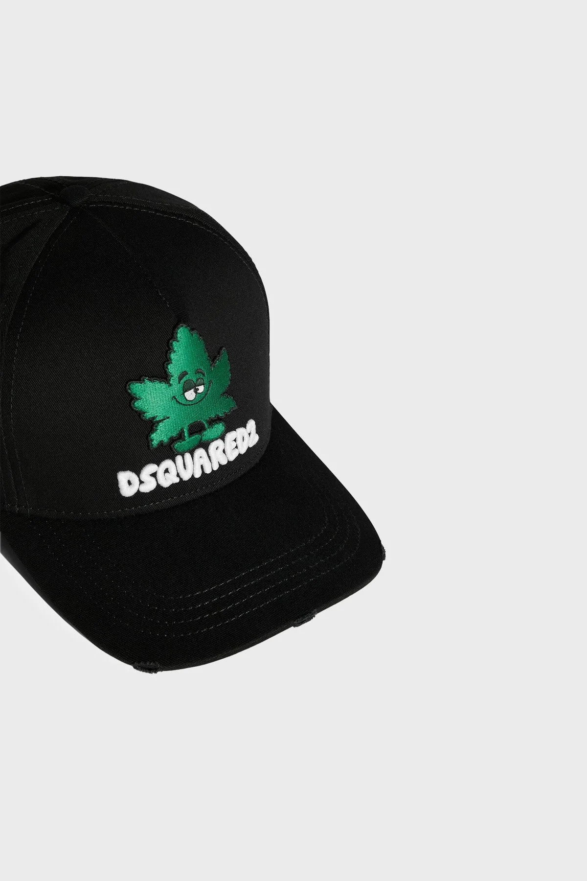 Dsquared2 Logolu Pamuklu Vintage Efektli Erkek Şapka BCM0695 05C00001 2124 SİYAH - 5