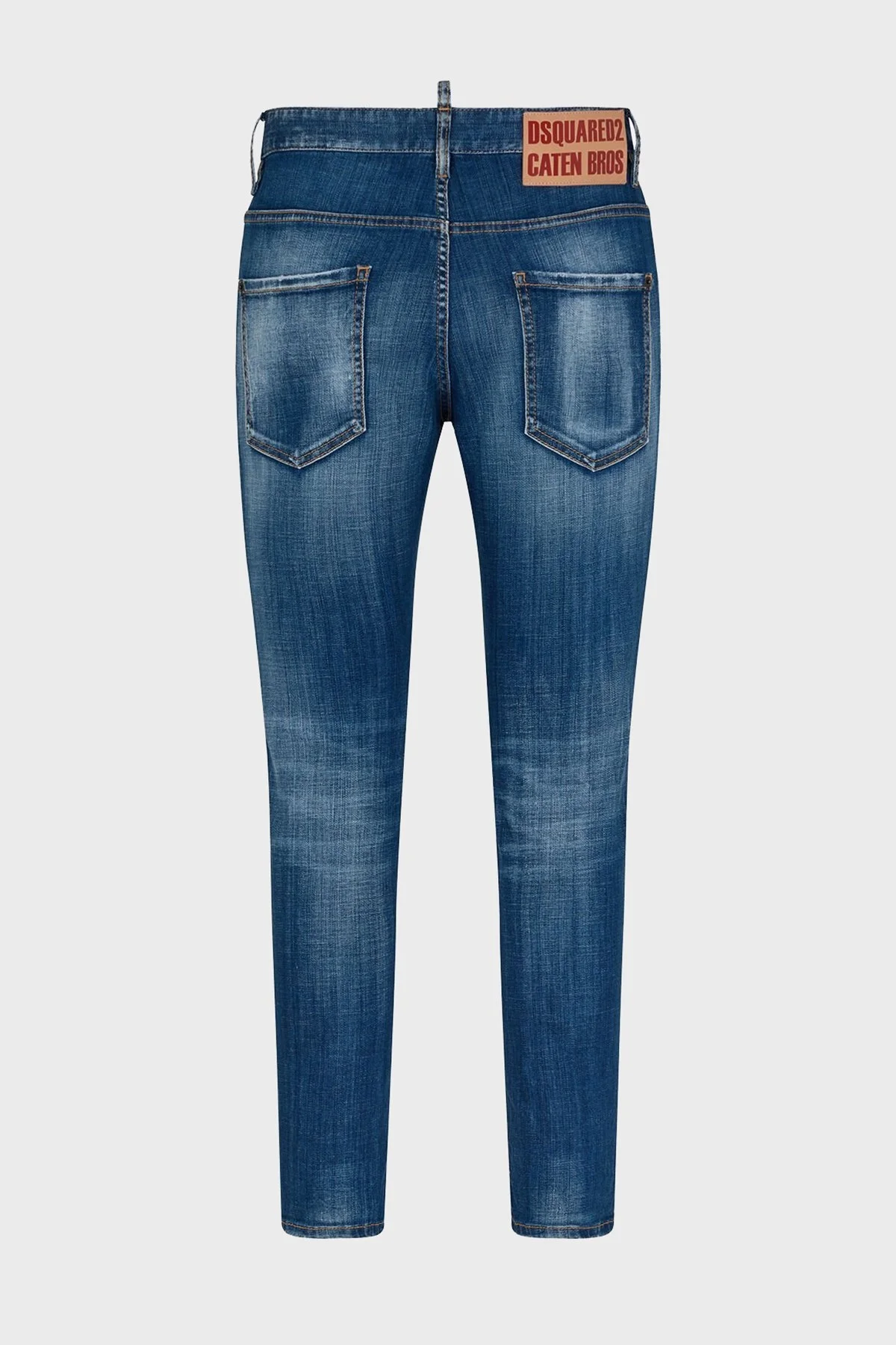 Dsquared2 Logolu Streç Pamuklu Slim Fit Jeans Erkek Kot Pantolon S71LB1384 S30342 470 LACİVERT - 6