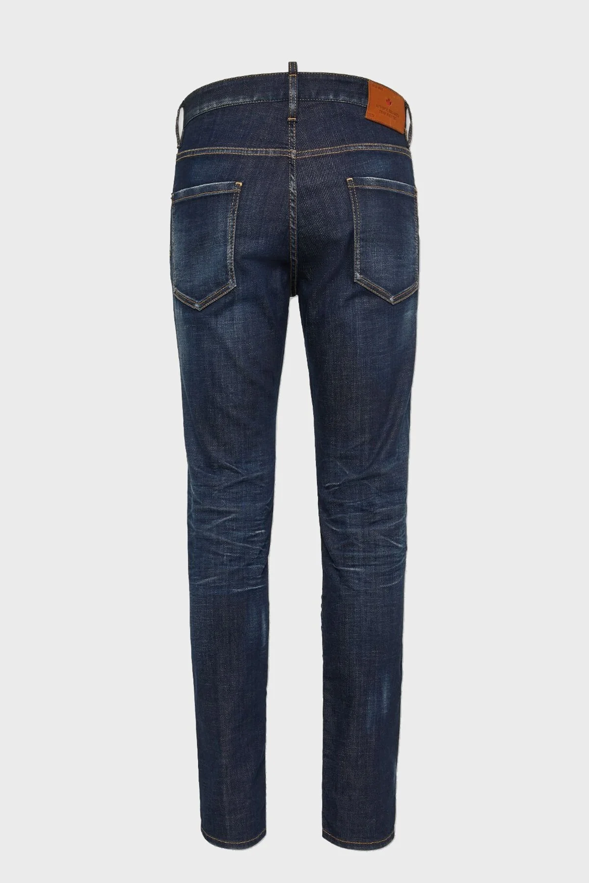 Dsquared2 Logolu Streç Pamuklu Slim Fit Jeans Erkek Kot Pantolon S74LB1315 S30342 470 LACİVERT - 6