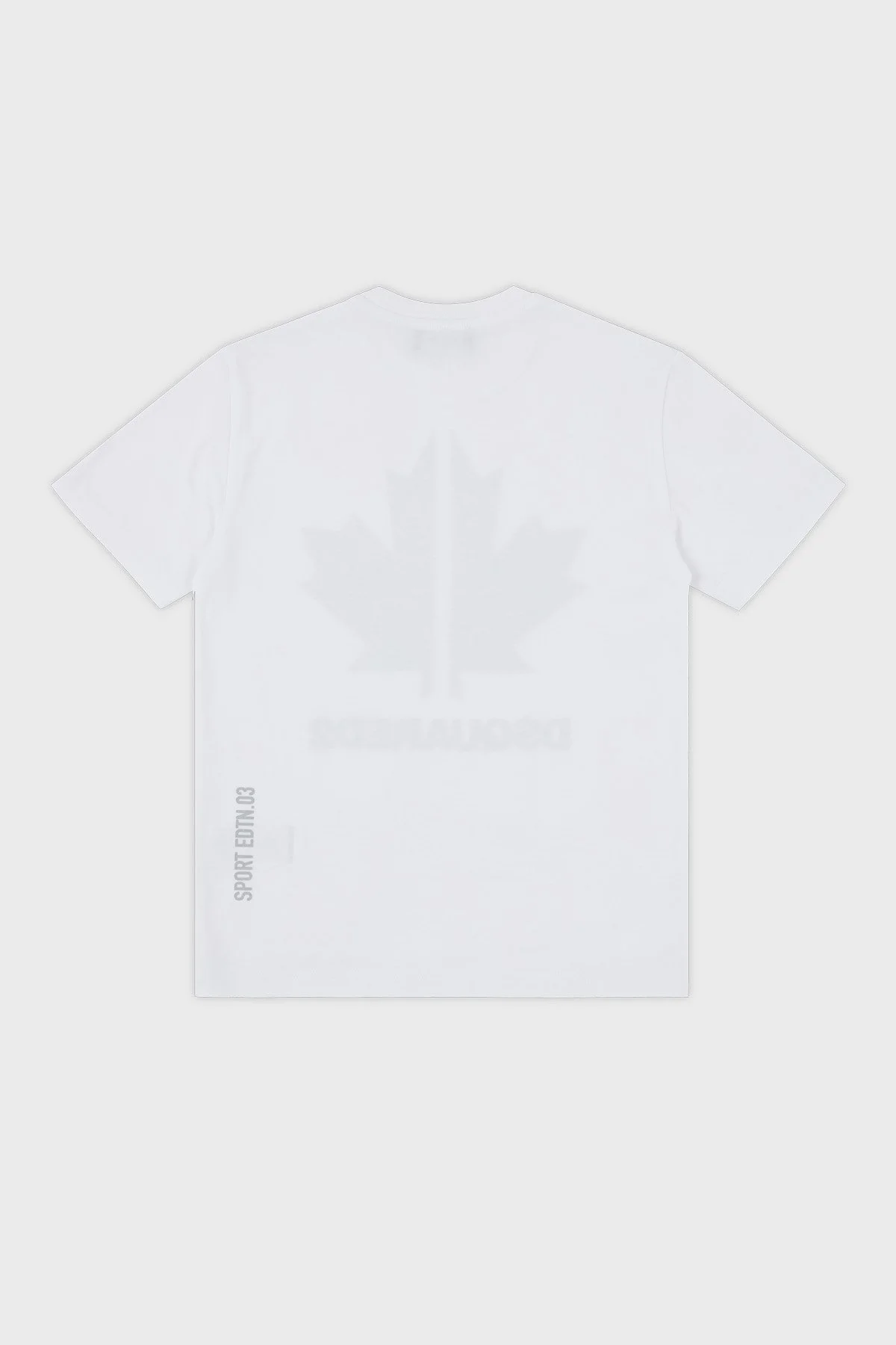 Dsquared2 Pamuklu Bisiklet Yaka Çocuk DQ0028 D004G T Shirt DQ0028-D004G W-RED BEYAZ-SİYAH - 5