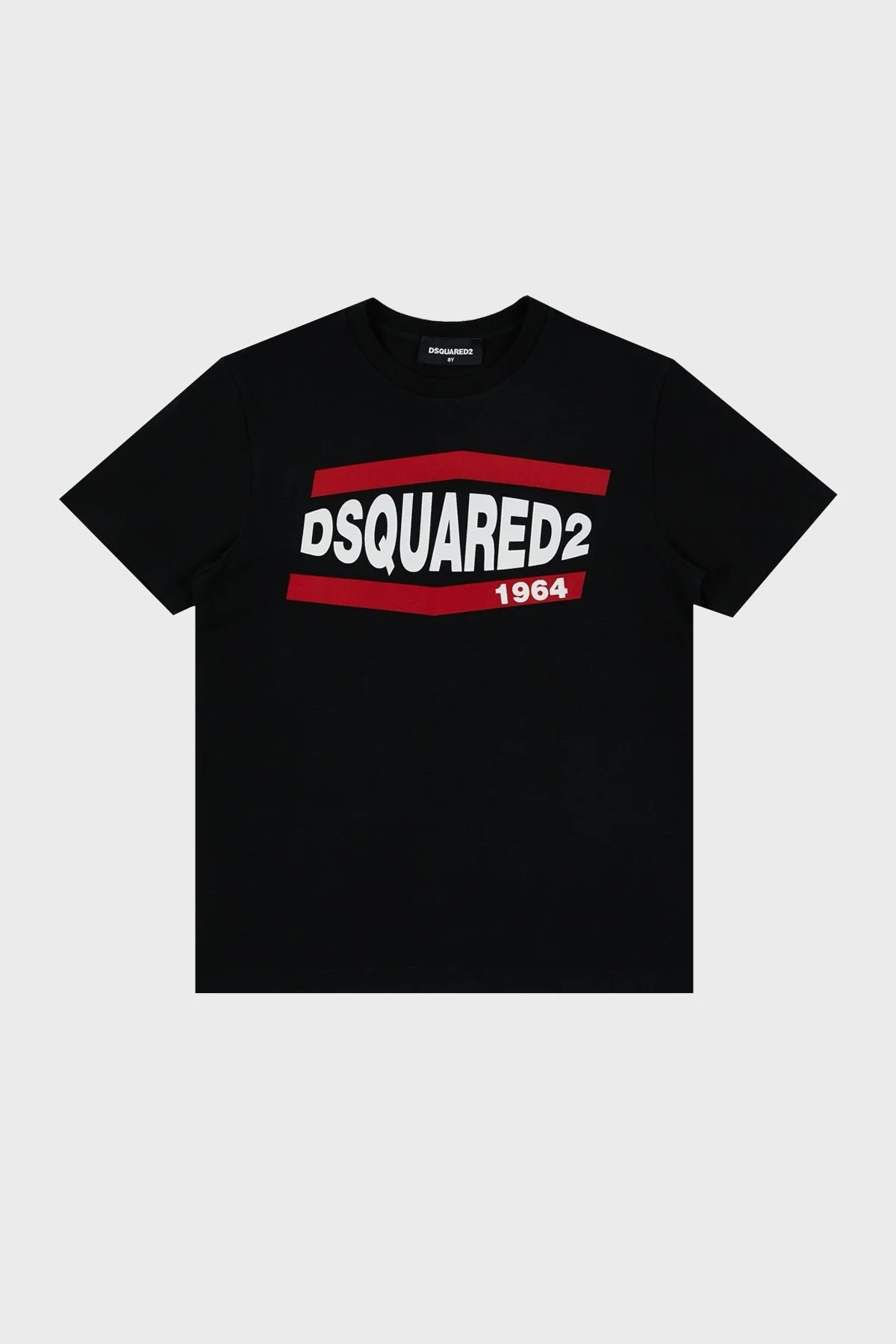 Dsquared2 Pamuklu Bisiklet Yaka Çocuk DQ0150 D002F T Shirt DQ0150-D002F BLACK SİYAH - 4