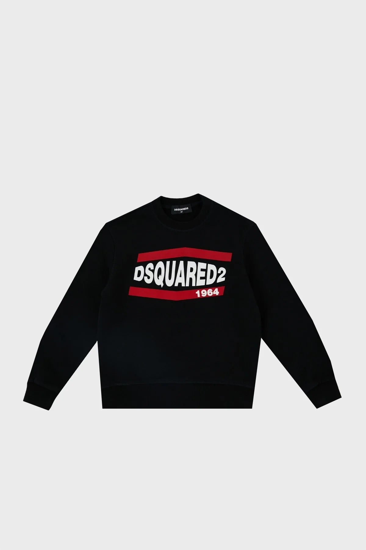 Dsquared2 Pamuklu Bisiklet Yaka Çocuk DQ0208 D002Y Sweat DQ0208-D002Y BLACK SİYAH - 4