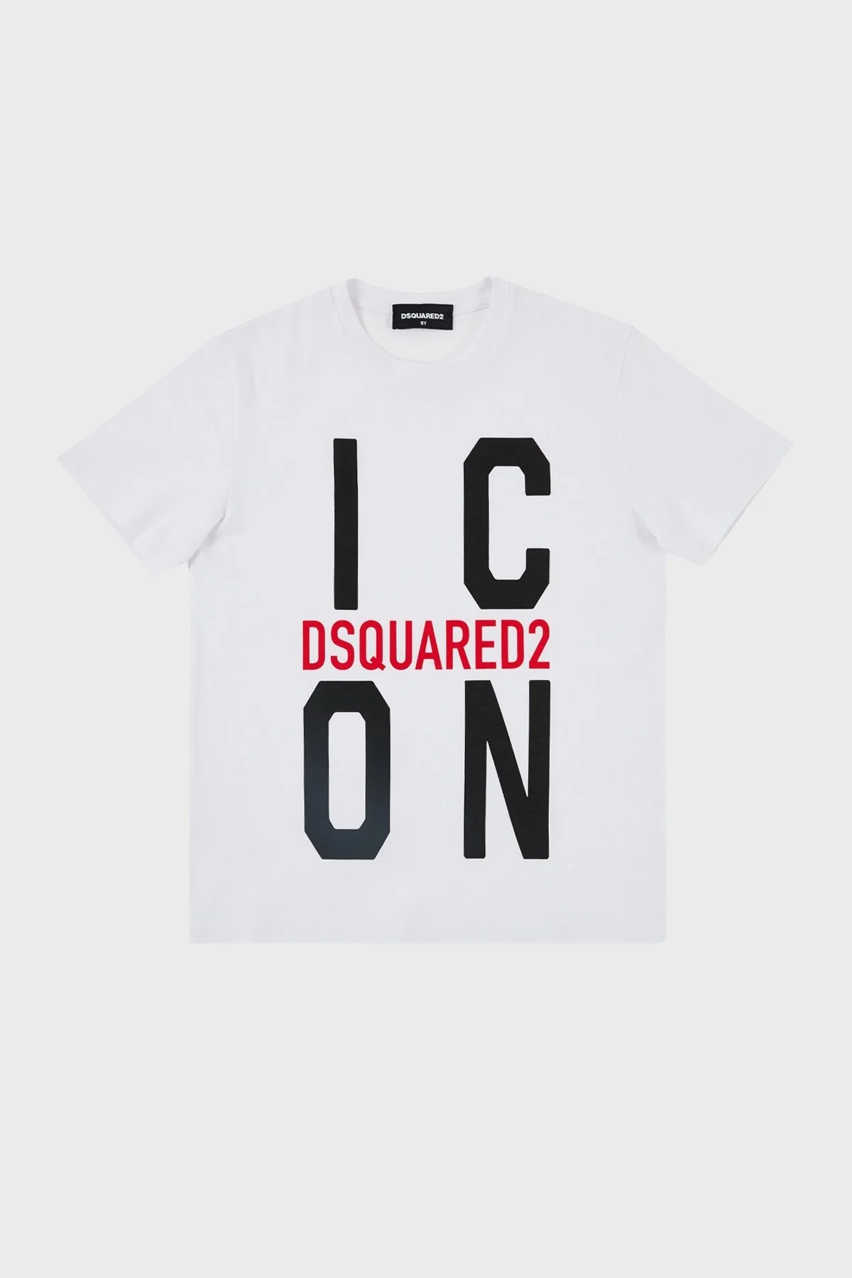 Dsquared2 Pamuklu Bisiklet Yaka Çocuk DQ0243 D002F T Shirt DQ0243-D002F WHITE BEYAZ - 4