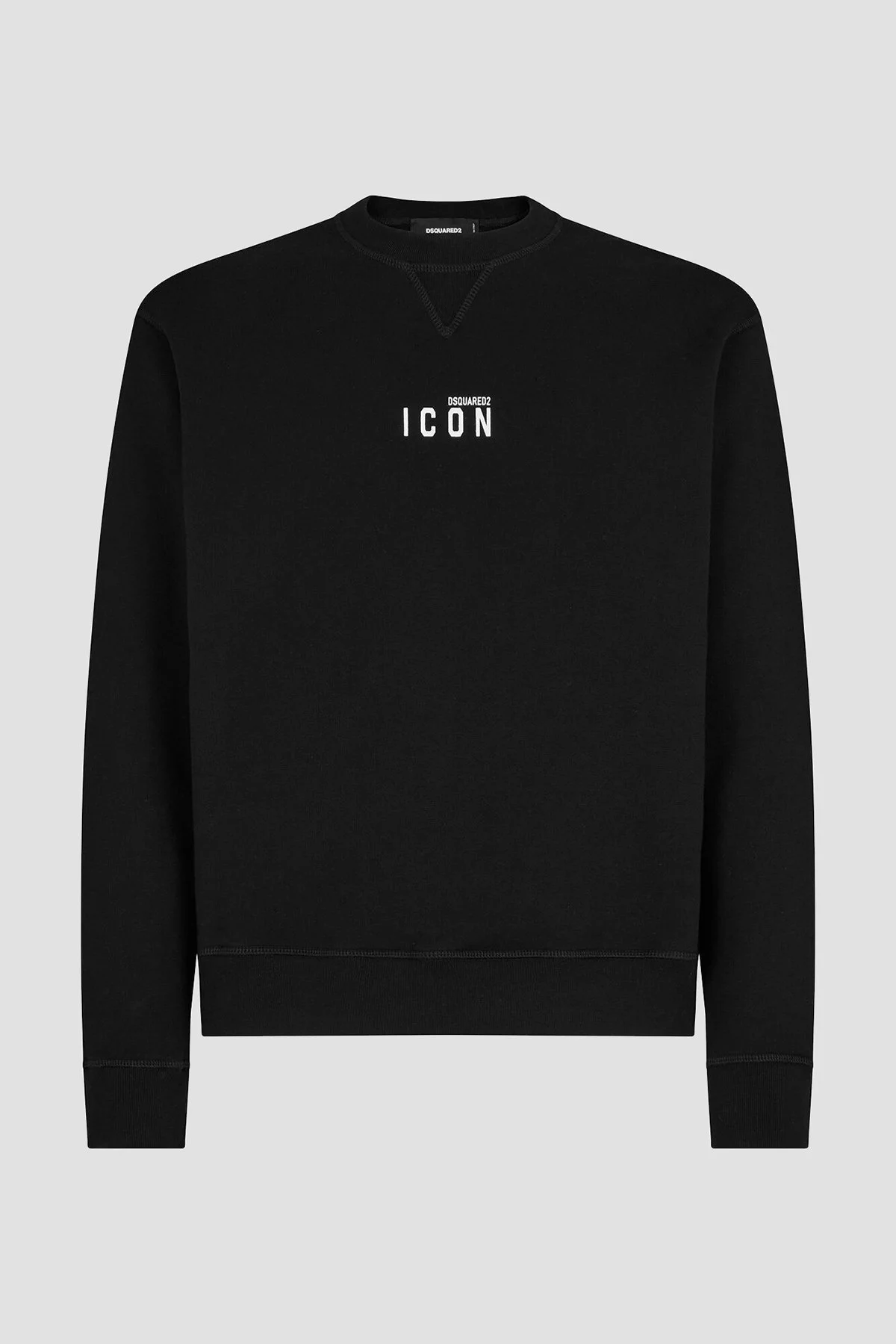 Dsquared2 Pamuklu Bisiklet Yaka Regular Fit Erkek Sweat S79GU0009 S25516 965 SİYAH - 4