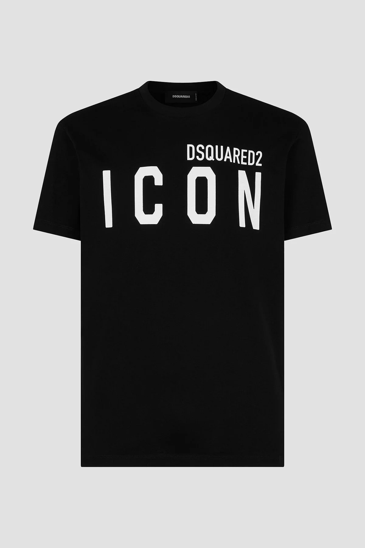 Dsquared2 Pamuklu Bisiklet Yaka Slim Fit Erkek T Shirt S79GC0003 S23009 980 SİYAH - 4