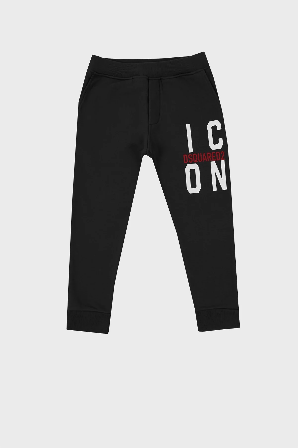 Dsquared2 Pamuklu Cepli Çocuk Spor DQ0248 D002Y Pantolon DQ0248-D002Y BLACK SİYAH - 1