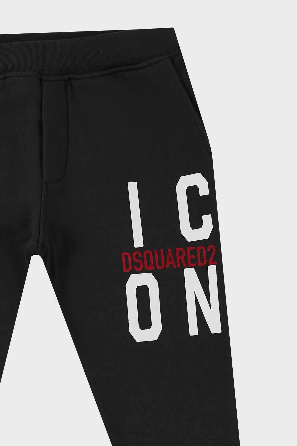 Dsquared2 Pamuklu Cepli Çocuk Spor DQ0248 D002Y Pantolon DQ0248-D002Y BLACK SİYAH - 3