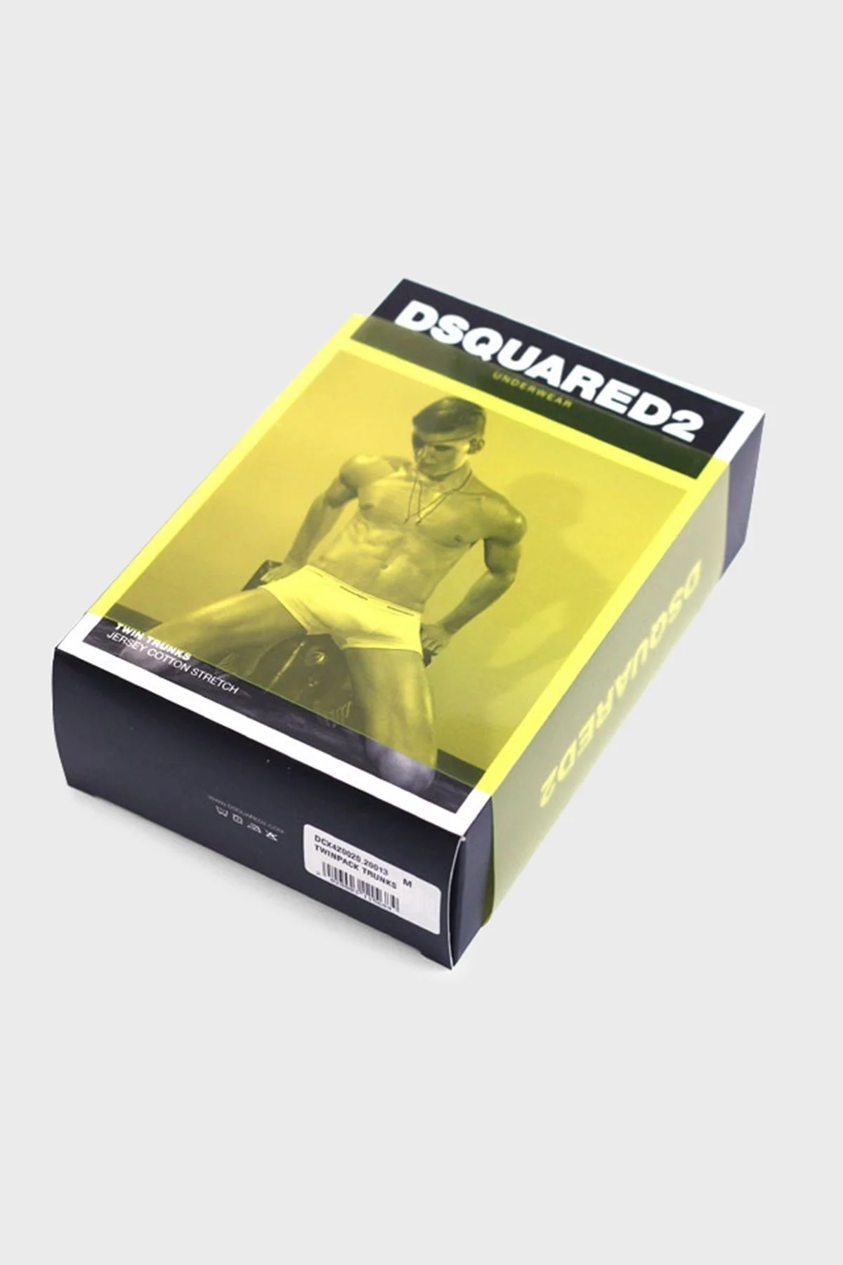 Dsquared2 Pamuklu Logolu Erkek Boxer DCLC60020 01 SİYAH - 2