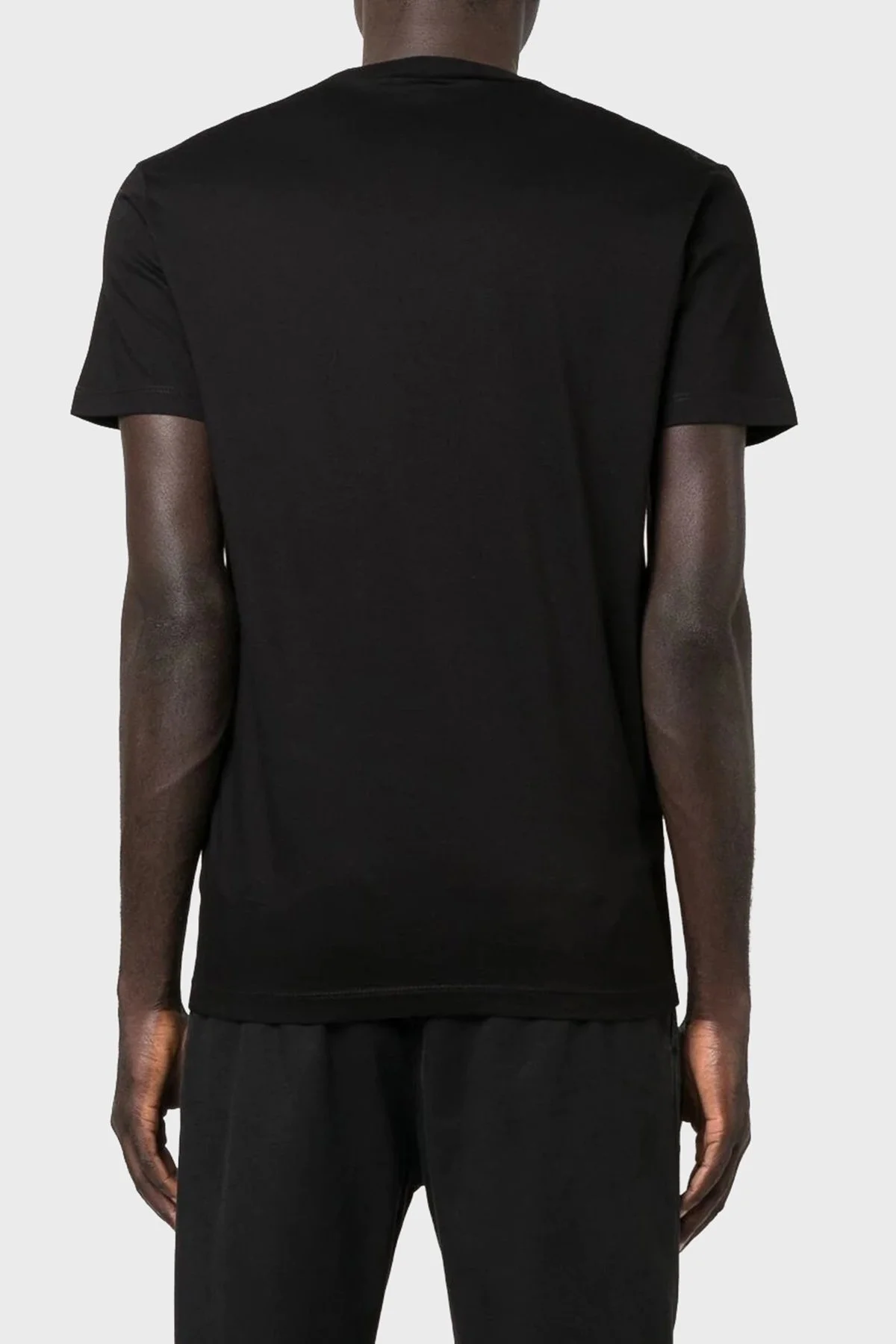 Dsquared2 Pamuklu Regular Fit Bisiklet Yaka Erkek T Shirt S78GD0059 S23009 900 SİYAH - 3