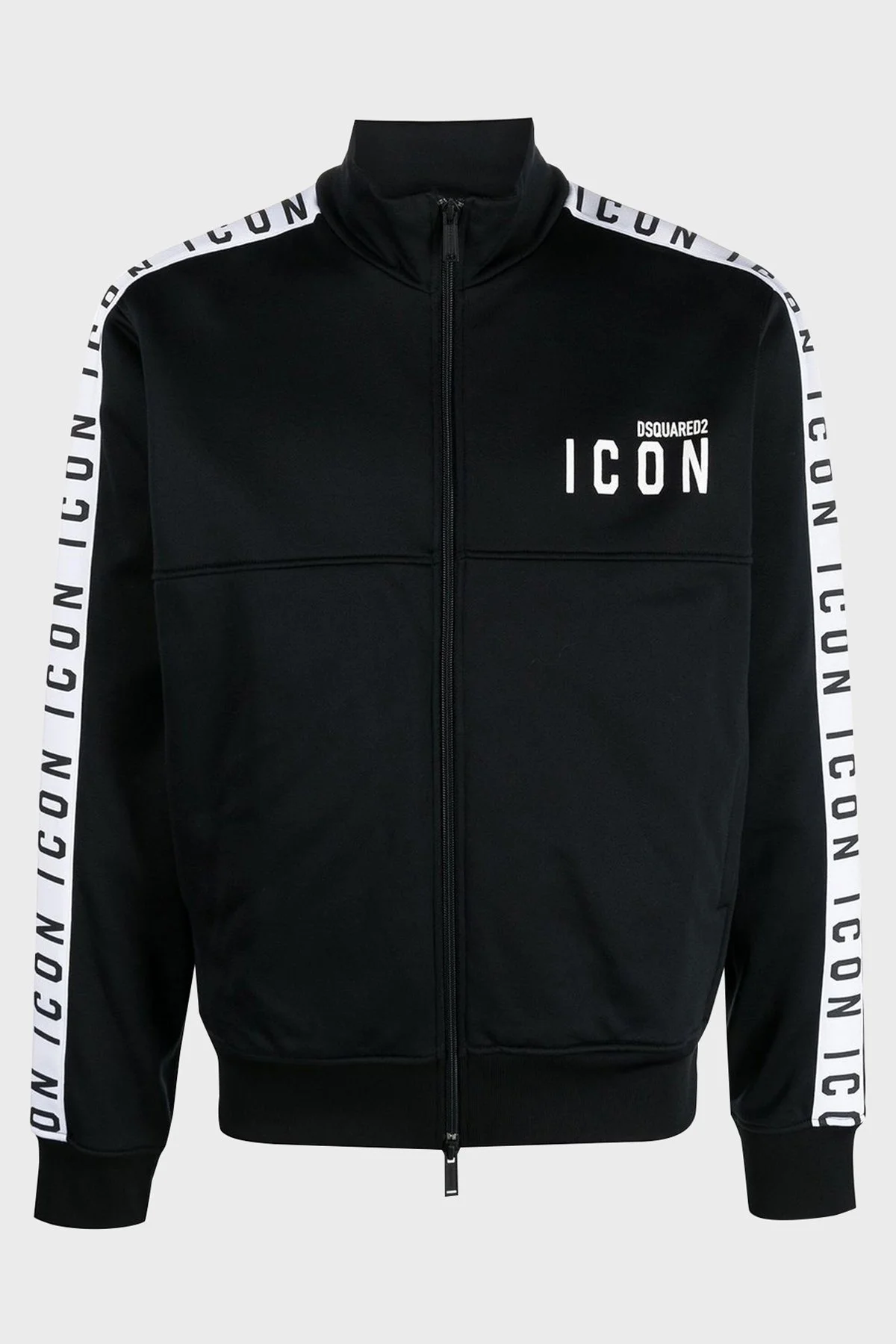 Dsquared2 Pamuklu Regular Fit Dik Yaka Erkek Sweat S79HG0013 S25497 900 SİYAH - 5