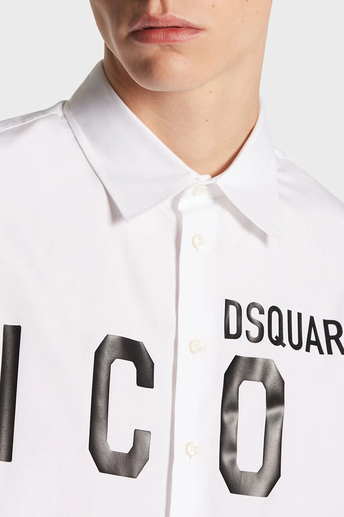Dsquared2 Pamuklu Regular Fit Erkek Gömlek S79DL0026 S36275 100 BEYAZ - 10