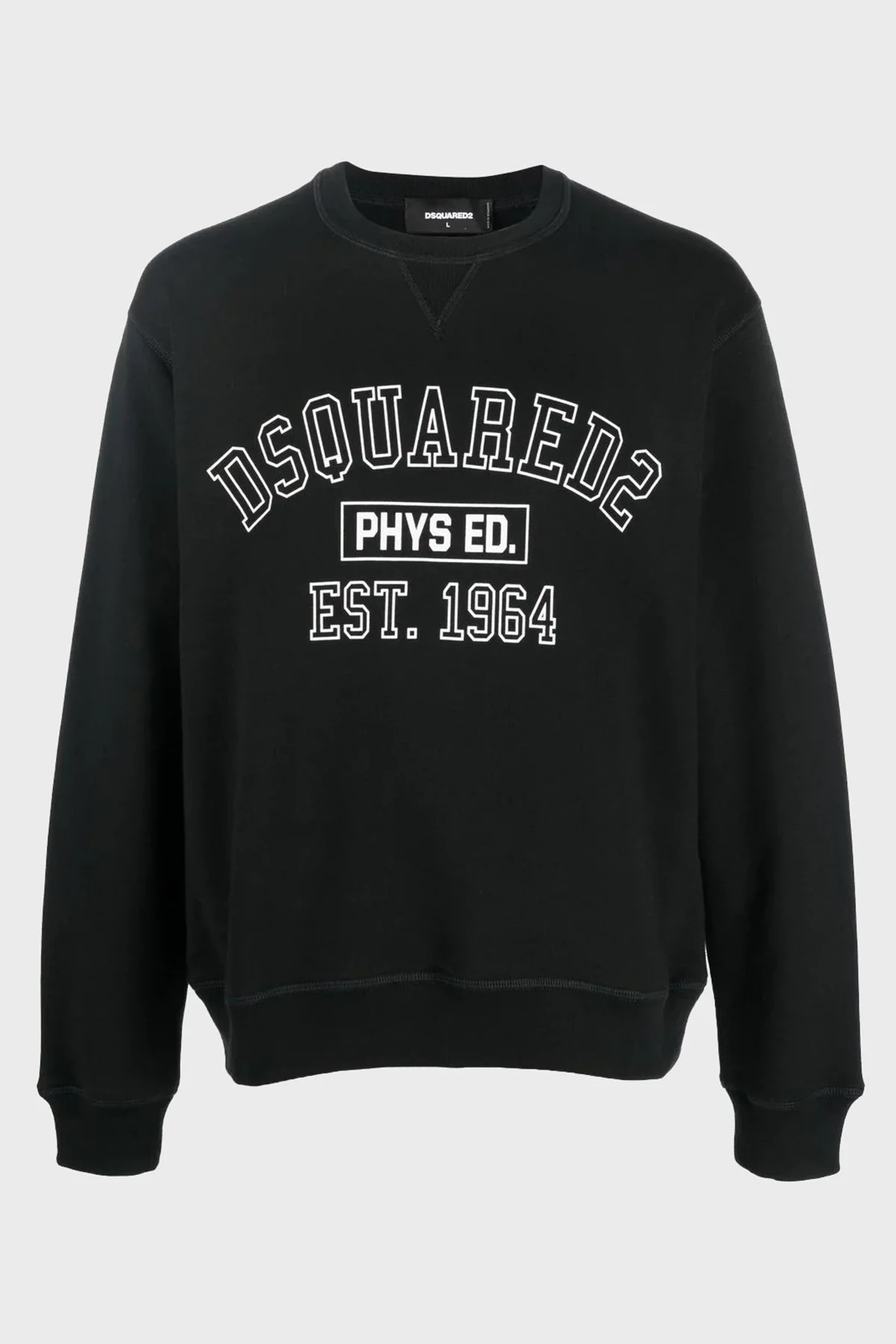 Dsquared2 Pamuklu Relaxed Fit Bisiklet Yaka Erkek Sweat S71GU0555 S25516 900 SİYAH - 4