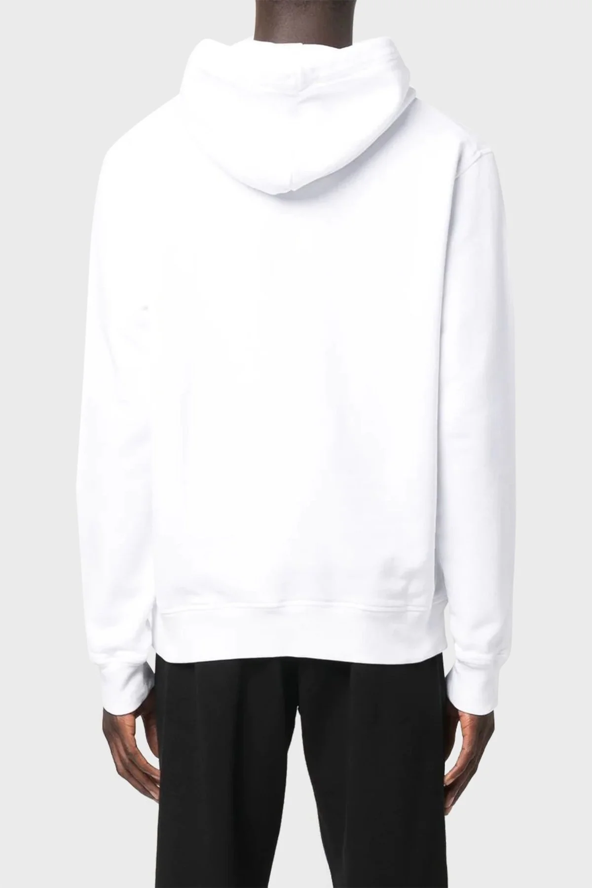 Dsquared2 Pamuklu Relaxed Fit Kapüşonlu Erkek Sweat S71GU0550 S25030 100 BEYAZ - 9