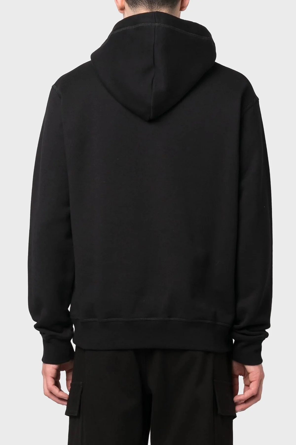 Dsquared2 Pamuklu Relaxed Fit Kapüşonlu Erkek Sweat S74GU0744 S25516 900 SİYAH - 8