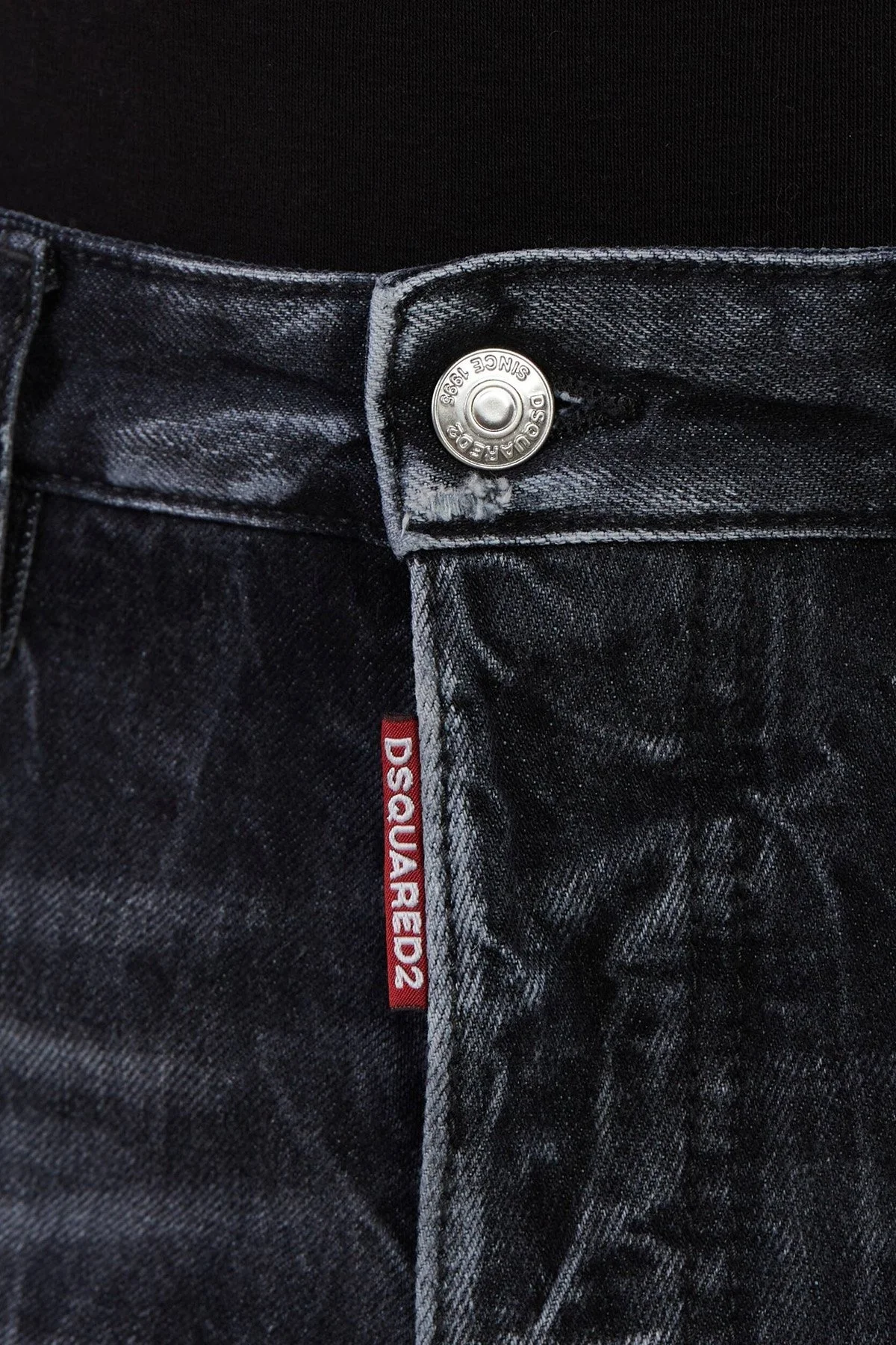 Dsquared2 Pamuklu Skinny Fit Dar Paça Jeans Erkek Kot Pantolon S71LB1376 S30890 900 FÜME - 4