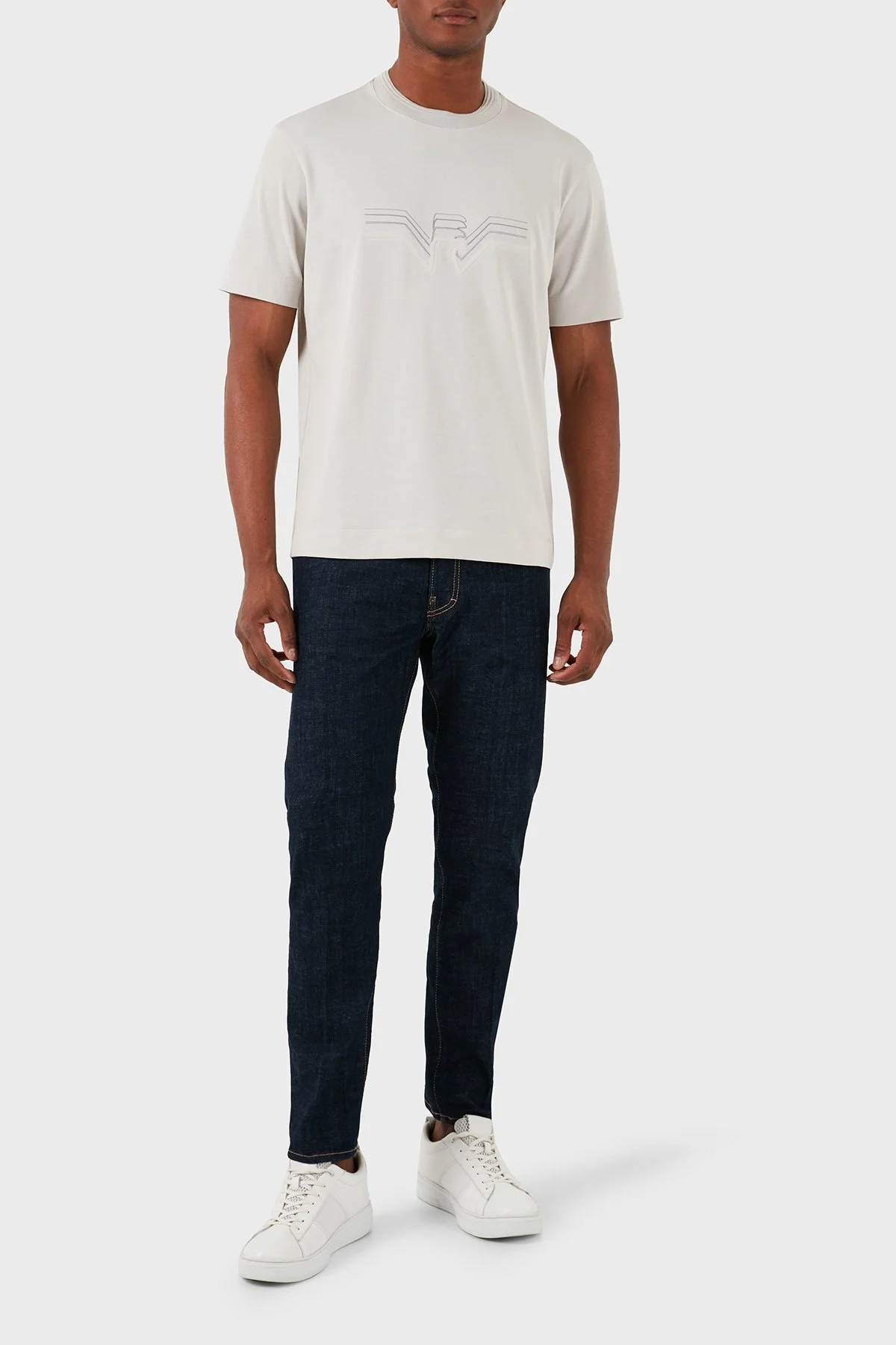 Dsquared2 Pamuklu Slim Skater Jeans Erkek Kot Pantolon S74LB1198 S30664 470 BEYAZ - 5