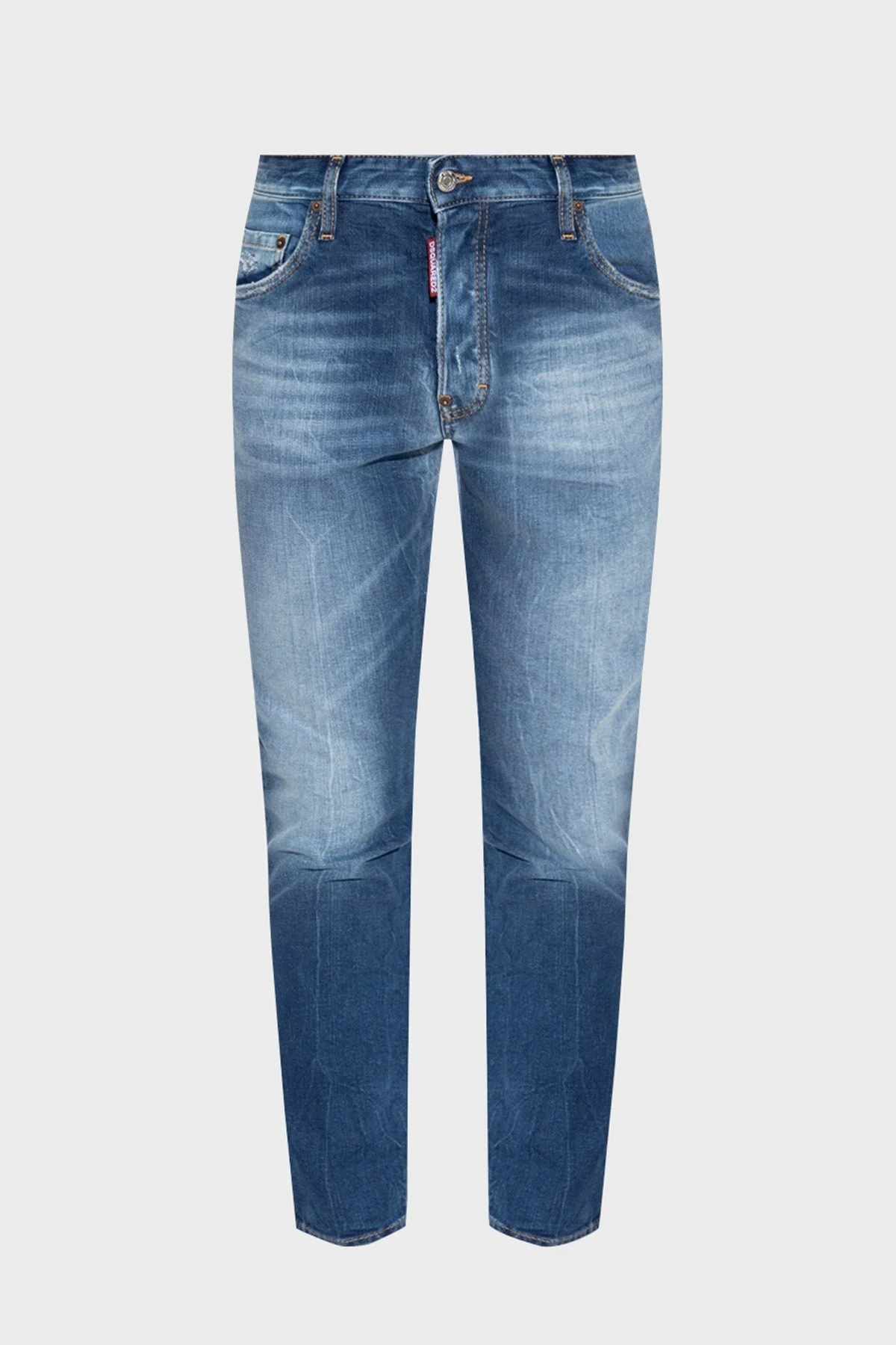 Dsquared2 Skater Streç Pamuklu Normal Bel Slim Fit Jeans Erkek Kot Pantolon S71LB1223 S30663 470 LACİVERT - 8