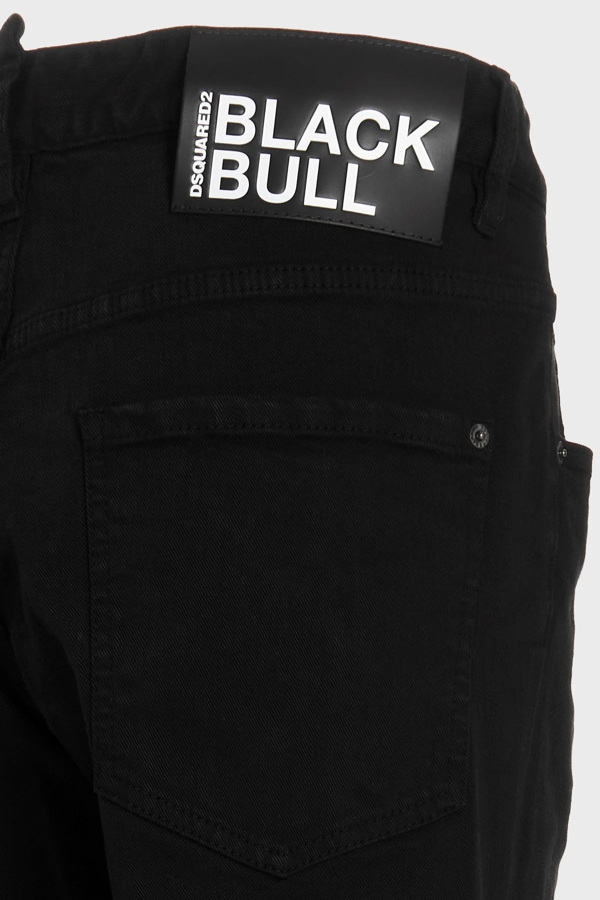 Dsquared2 Streç Pamuklu Düşük Bel Skinny Skater Jeans Erkek Kot Pantolon S74LB1137 S30733 900 SİYAH - 6