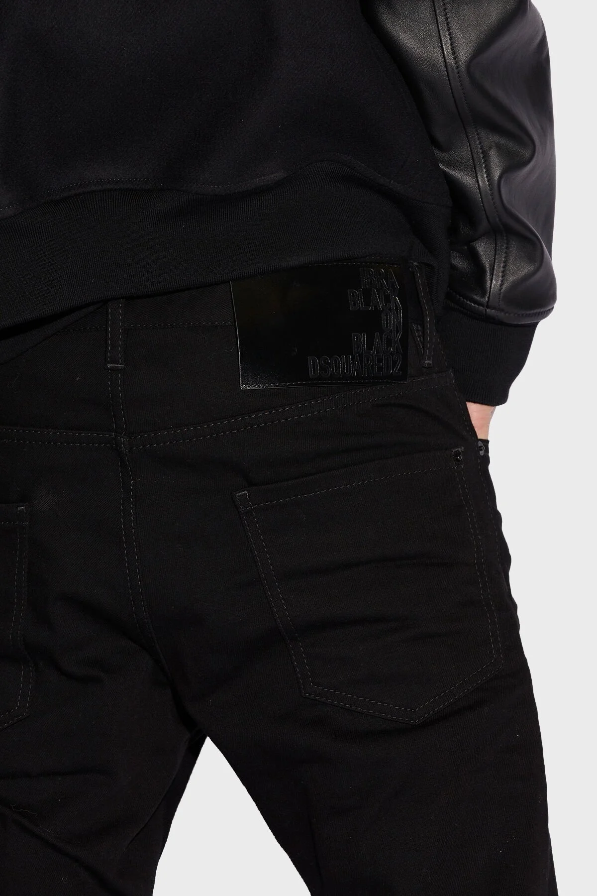 Dsquared2 Streç Pamuklu Regular Fit Cool Guy Jeans Erkek Kot Pantolon S78LB0065 S30564 900 SİYAH - 4