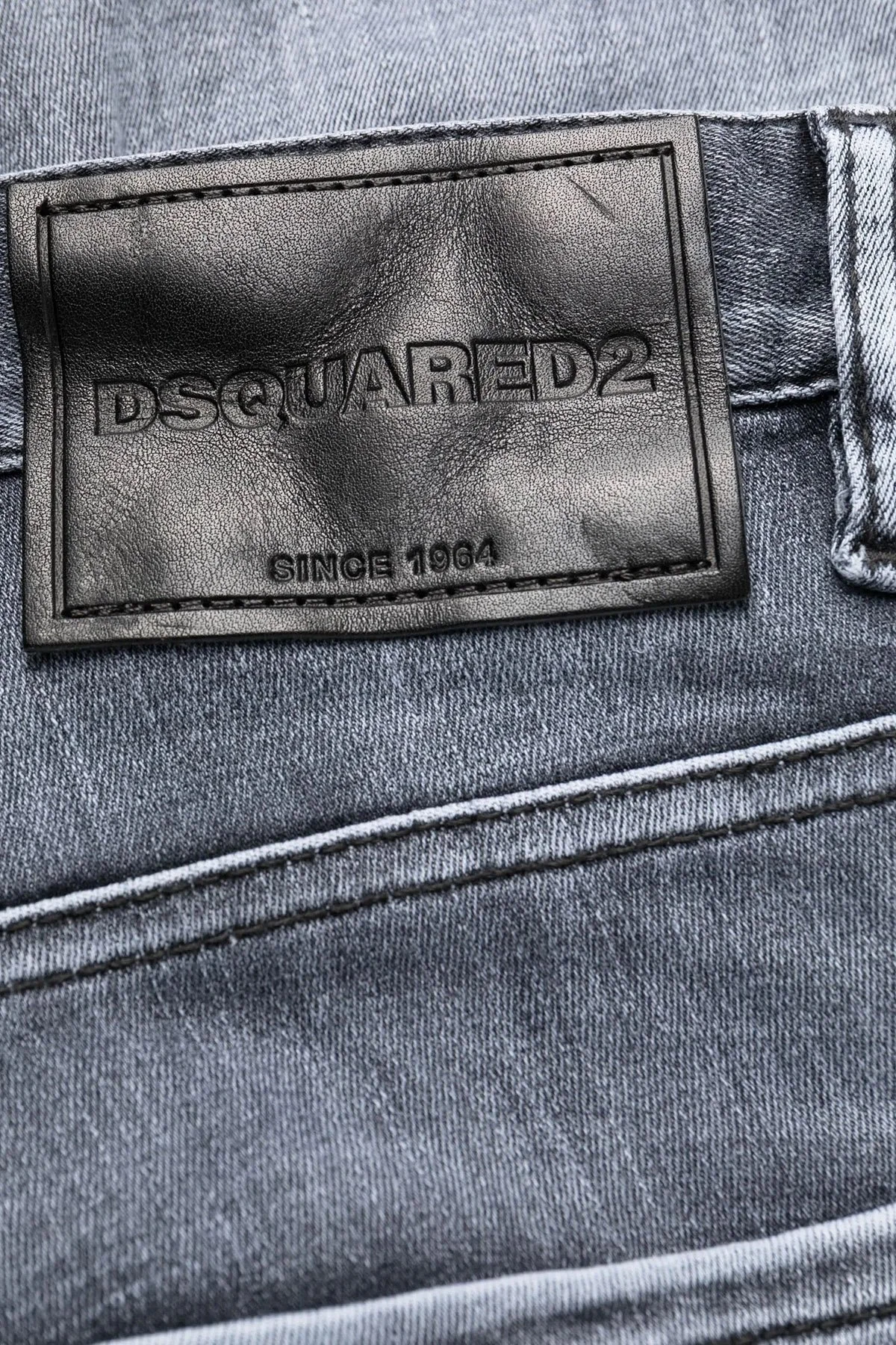 Dsquared2 Streç Pamuklu Skinny Fit Jeans Erkek Kot Pantolon S71LB1339 S30503 900 GRİ - 5