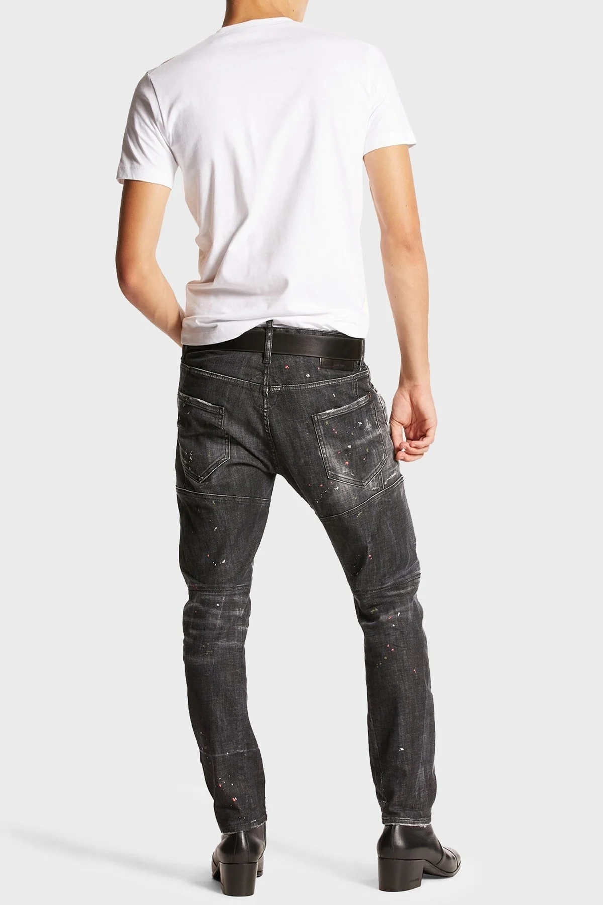 Dsquared2 Streç Pamuklu Skinny Fit Jeans Erkek Kot Pantolon S71LB1380 S30357 900 FÜME - 2