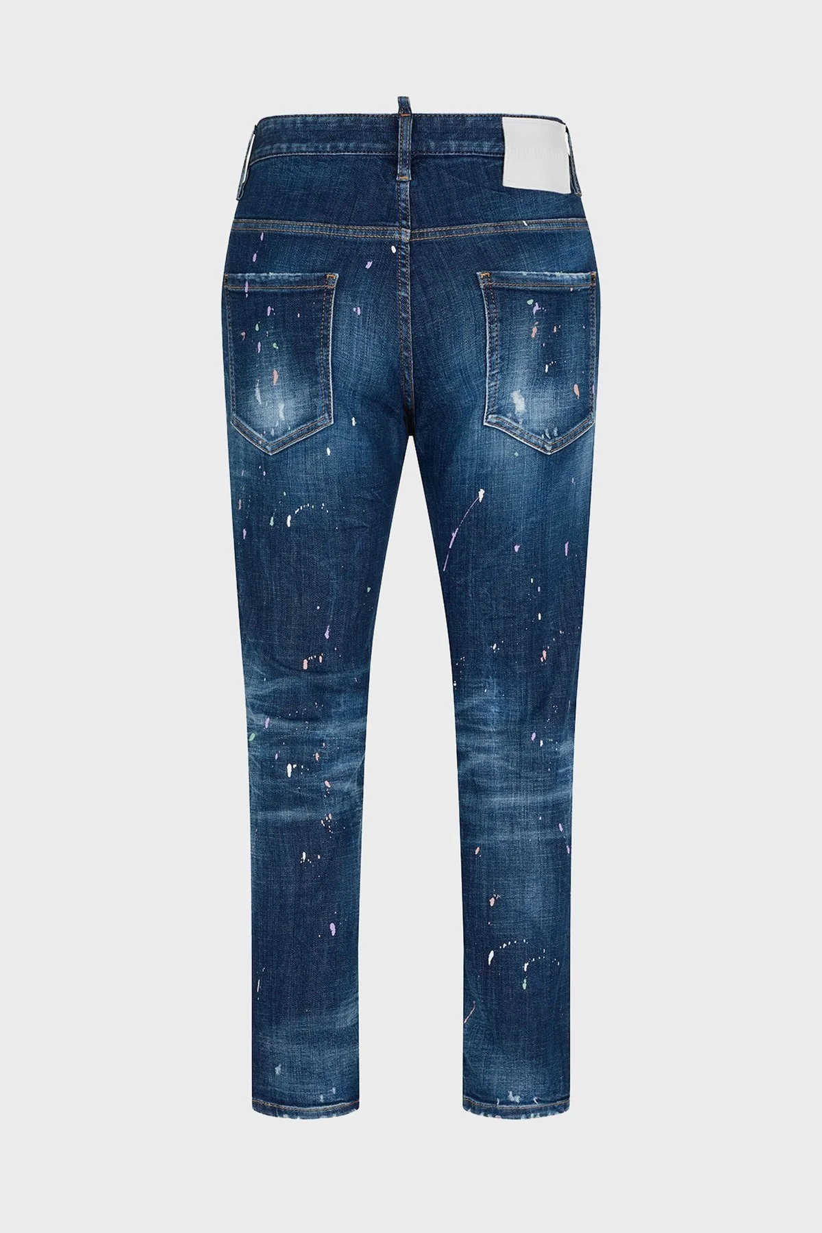 Dsquared2 Streç Pamuklu Skinny Fit Jeans Erkek Kot Pantolon S71LB1412 S30872 470 LACİVERT - 7