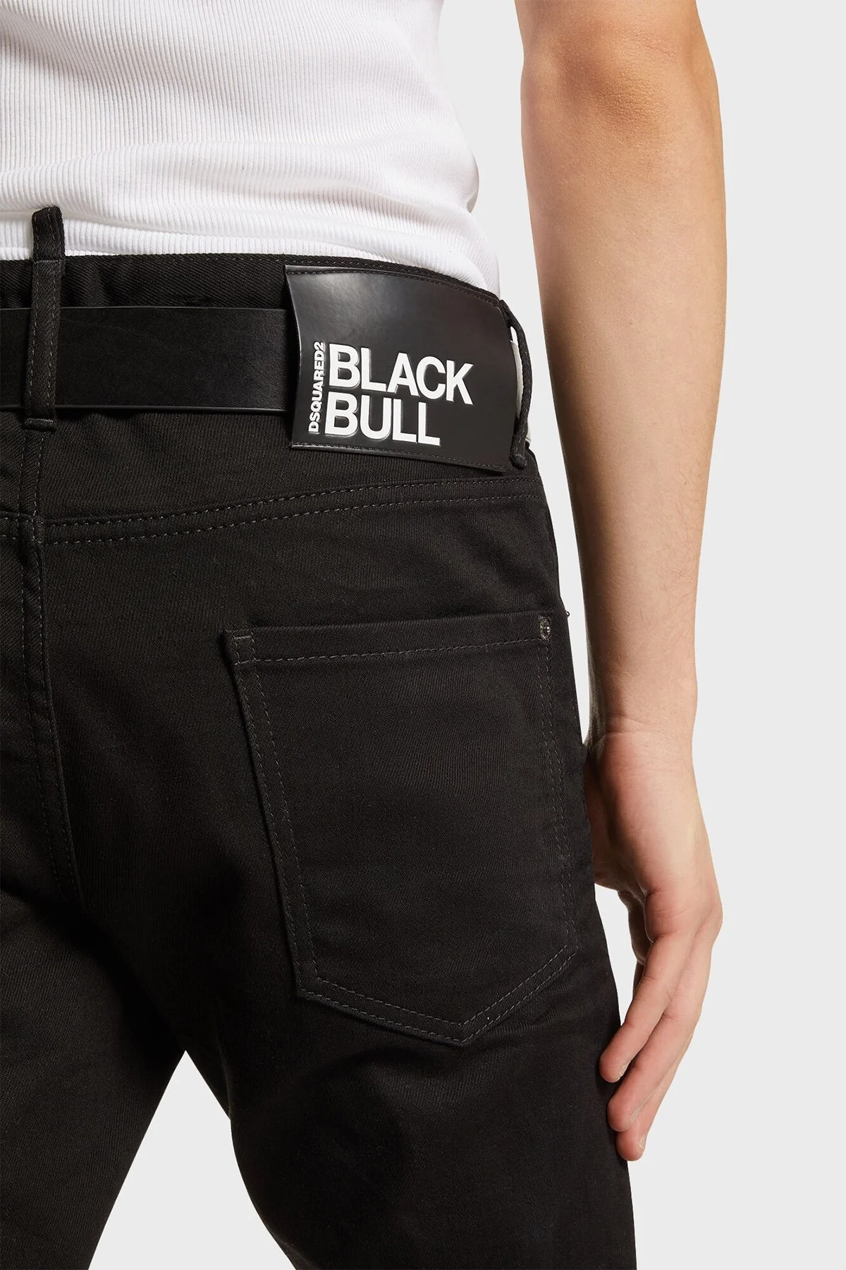 Dsquared2 Streç Pamuklu Skinny Fit Jeans Erkek Kot Pantolon S74LB1426 S30564 900 SİYAH - 4