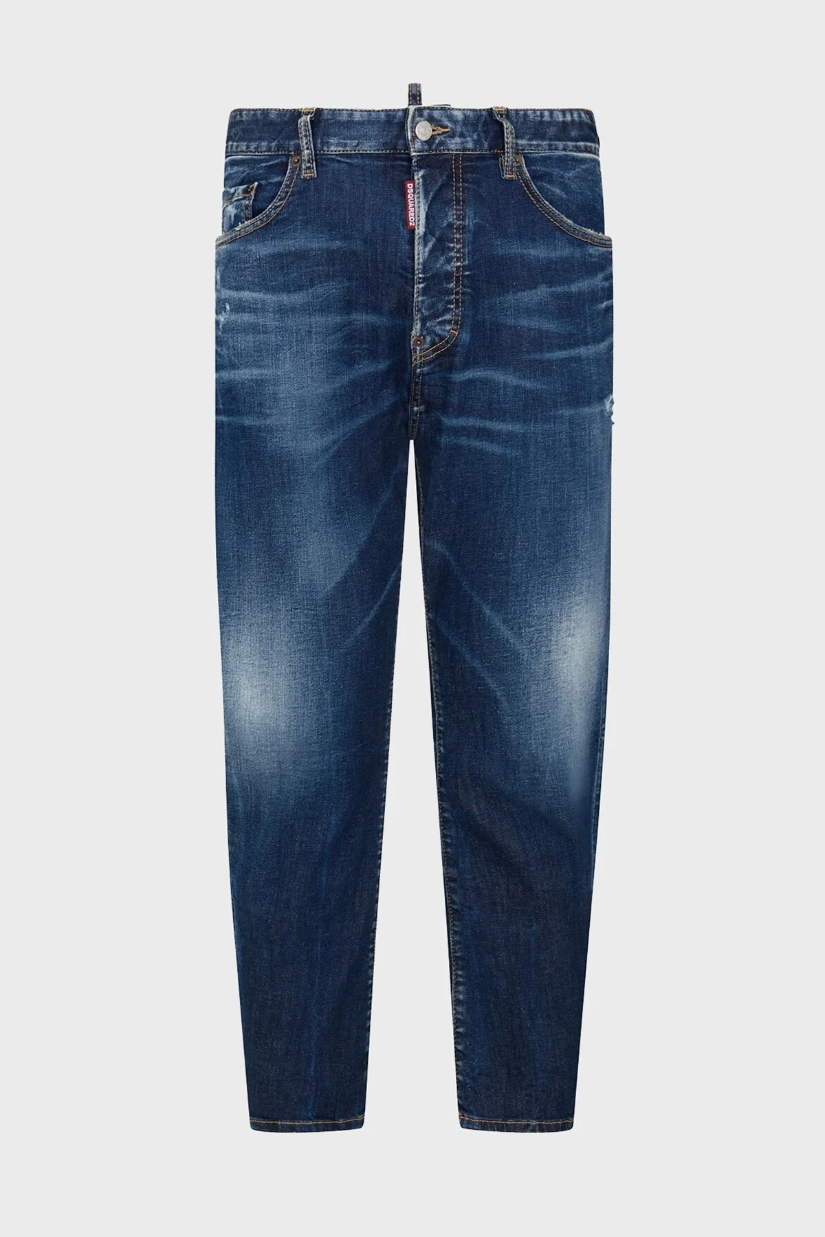 Dsquared2 Streç Pamuklu Skinny Fit Jeans Erkek Kot Pantolon S74LB1461 S30789 470 LACİVERT - 5