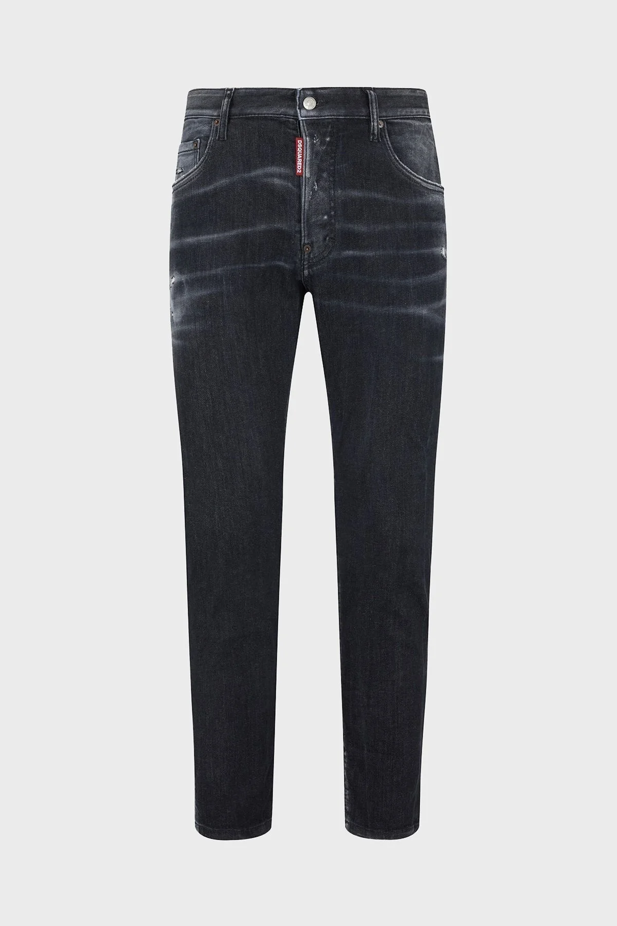 Dsquared2 Streç Pamuklu Skinny Fit Jeans Erkek Kot Pantolon S74LB1475 S30503 900 SİYAH - 5