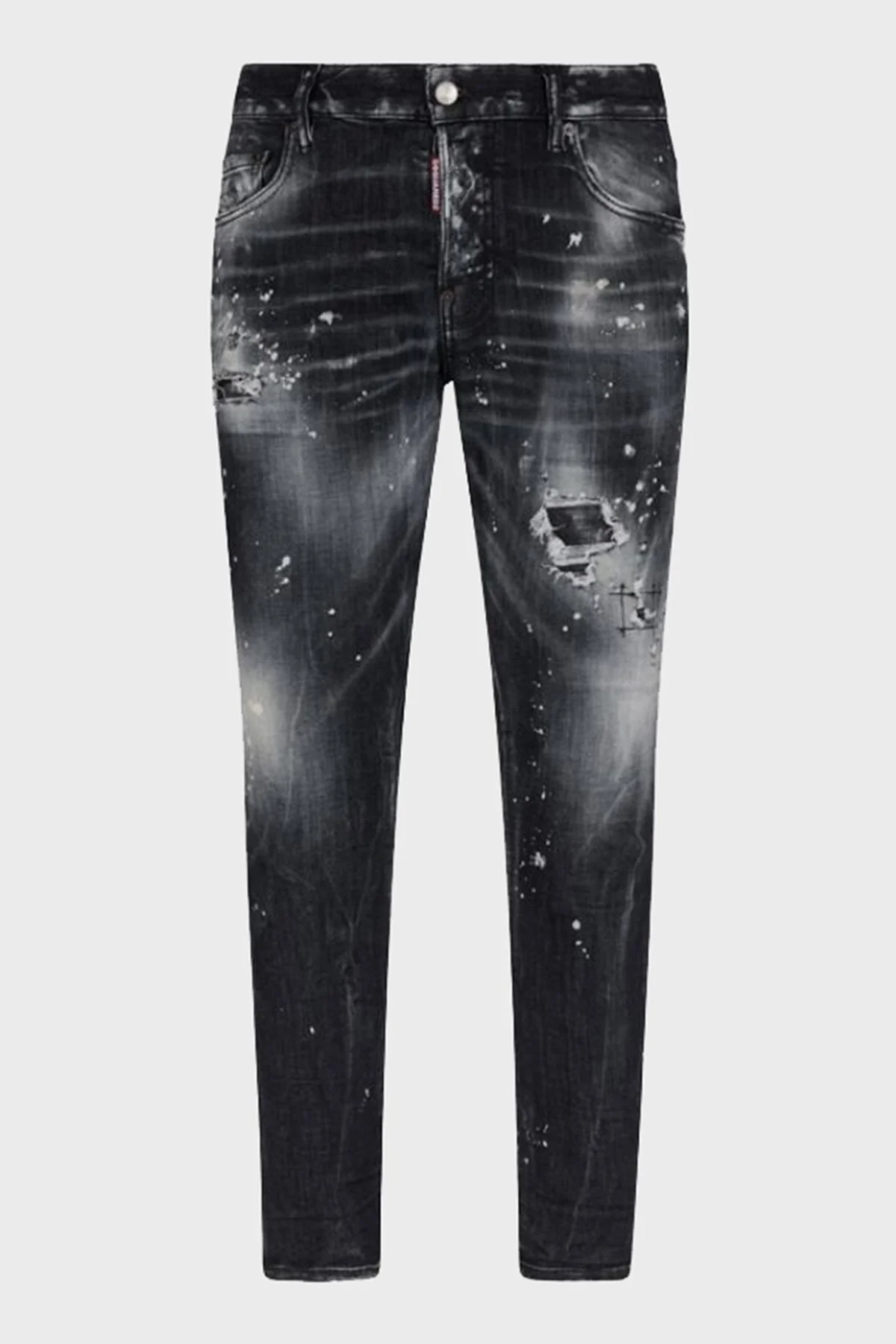 Dsquared2 Streç Pamuklu Skiny Fit Jeans Erkek Kot Pantolon S71LB1373 S30503 900 SİYAH - 4